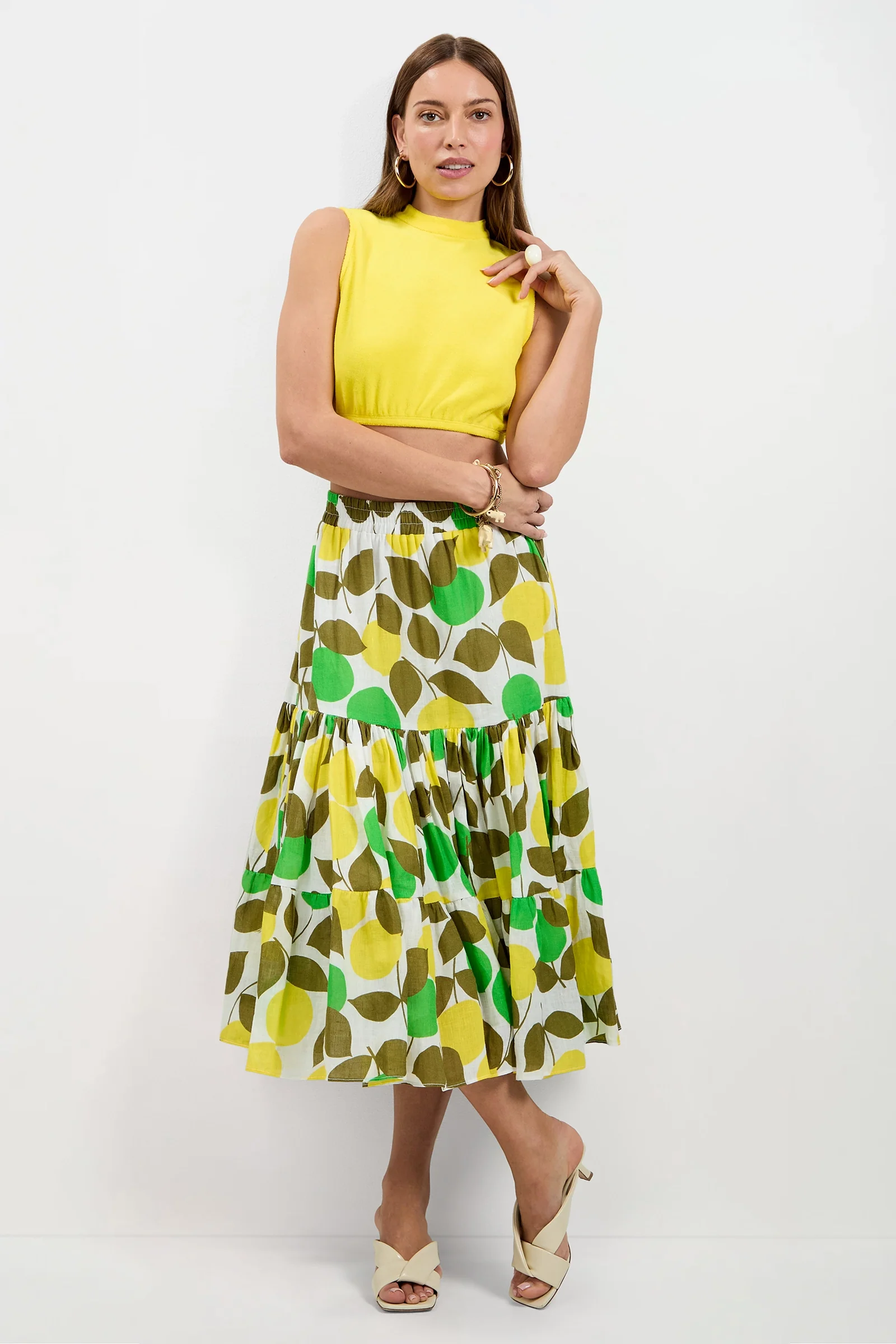 Nelda Sleeveless Crop Top - Poolside Terry - Image 5