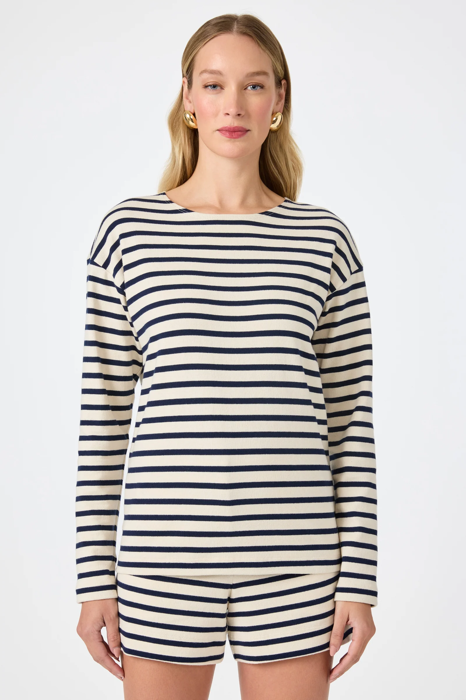 Novena Top - Noh Nightfall Stripe