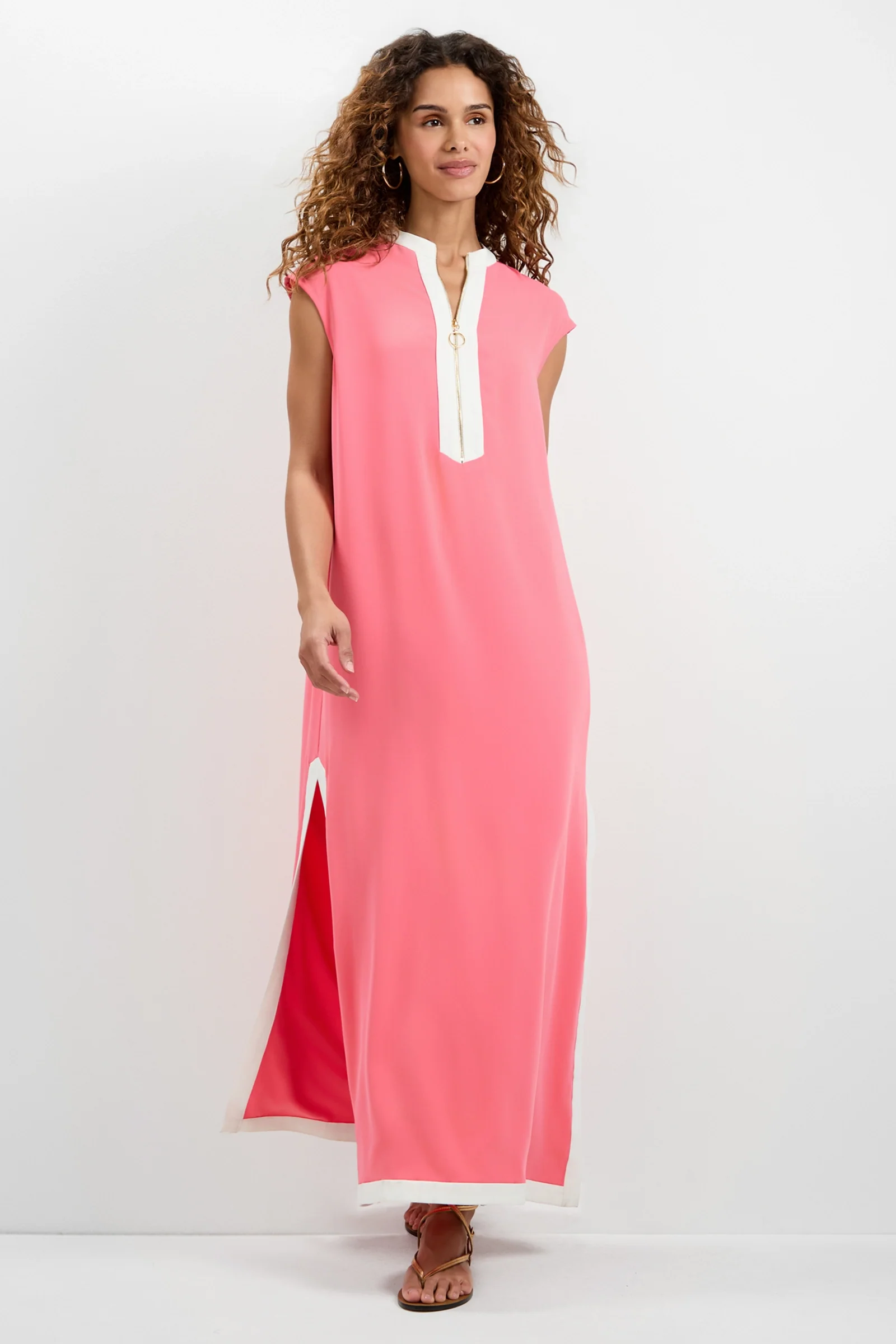 Nuvola Zip-Front Midi Dress - Image 2