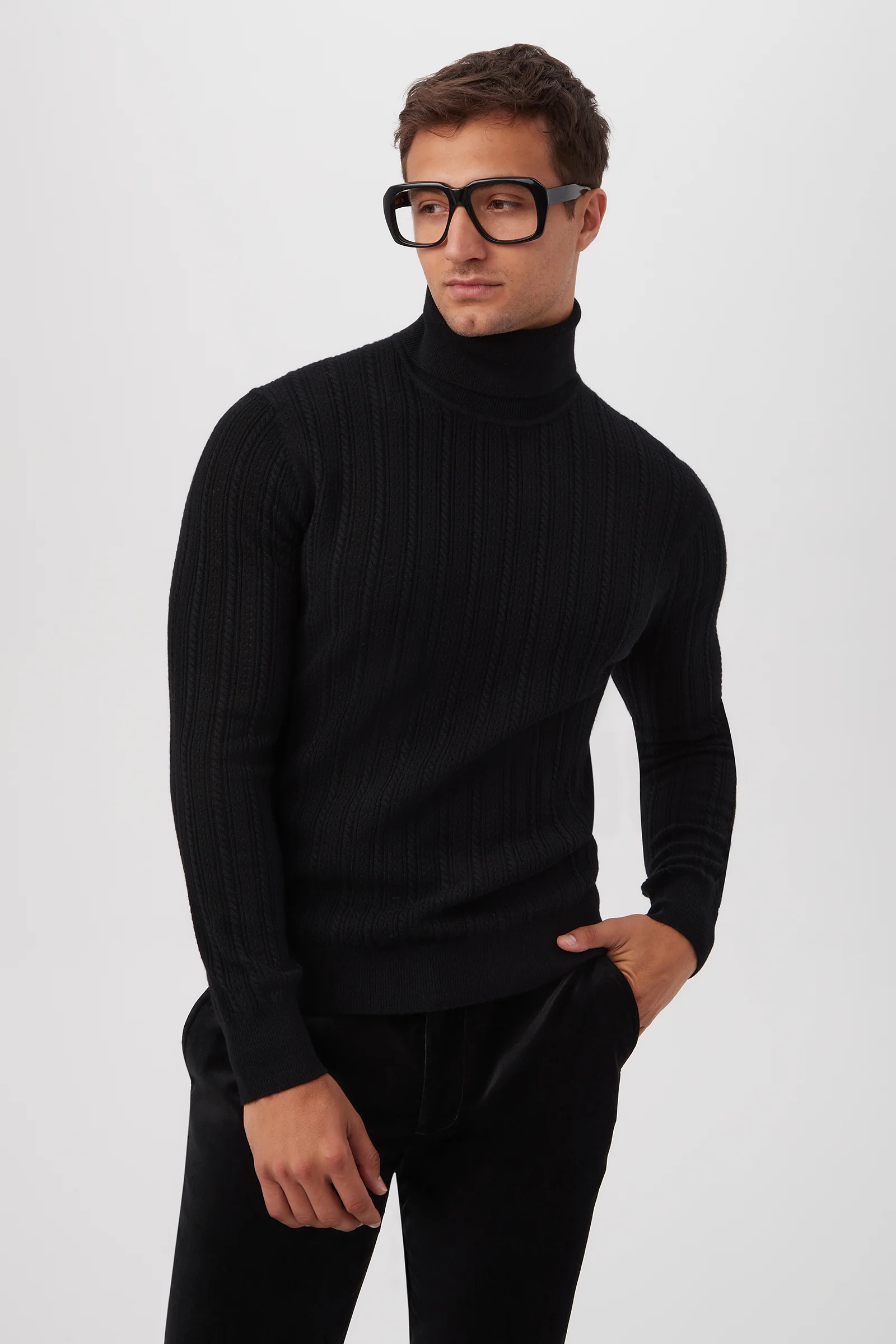 Oberon Turtleneck Sweater - Merino Wool - Image 6