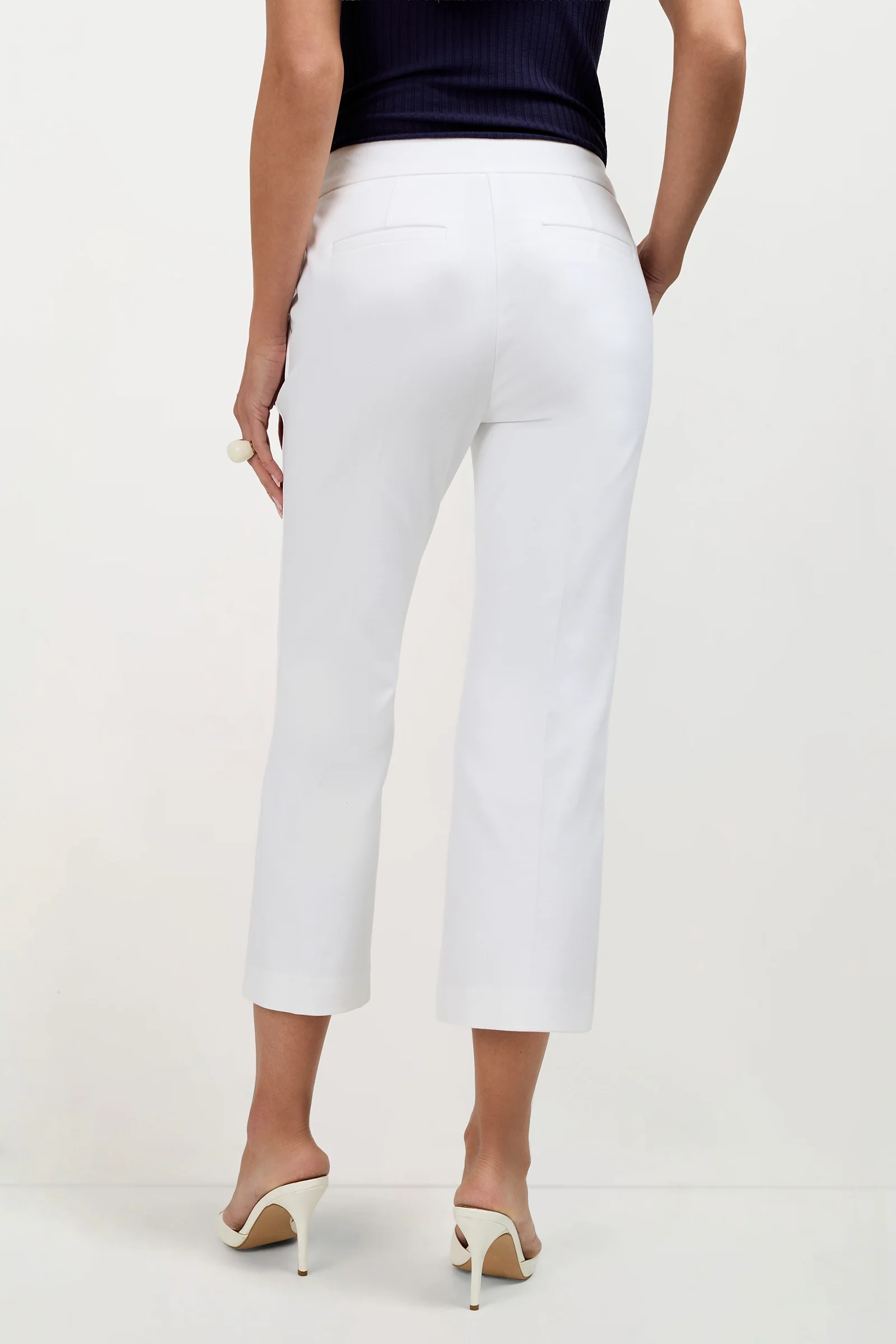 Ore Button-Hem Cropped Pant - Image 3