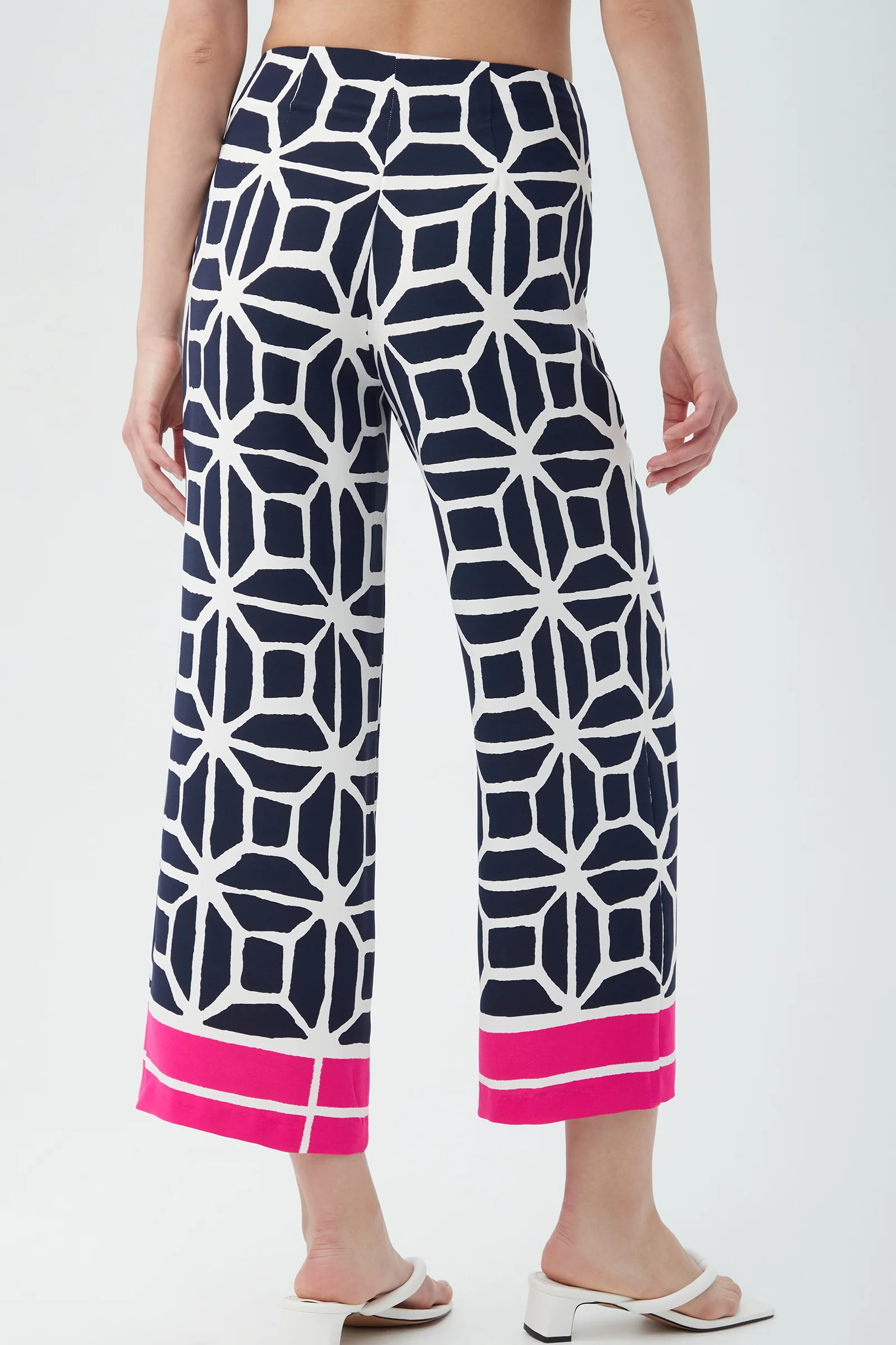 Orlett Wide-Leg Crop Pant - Durell Georgette - Image 4