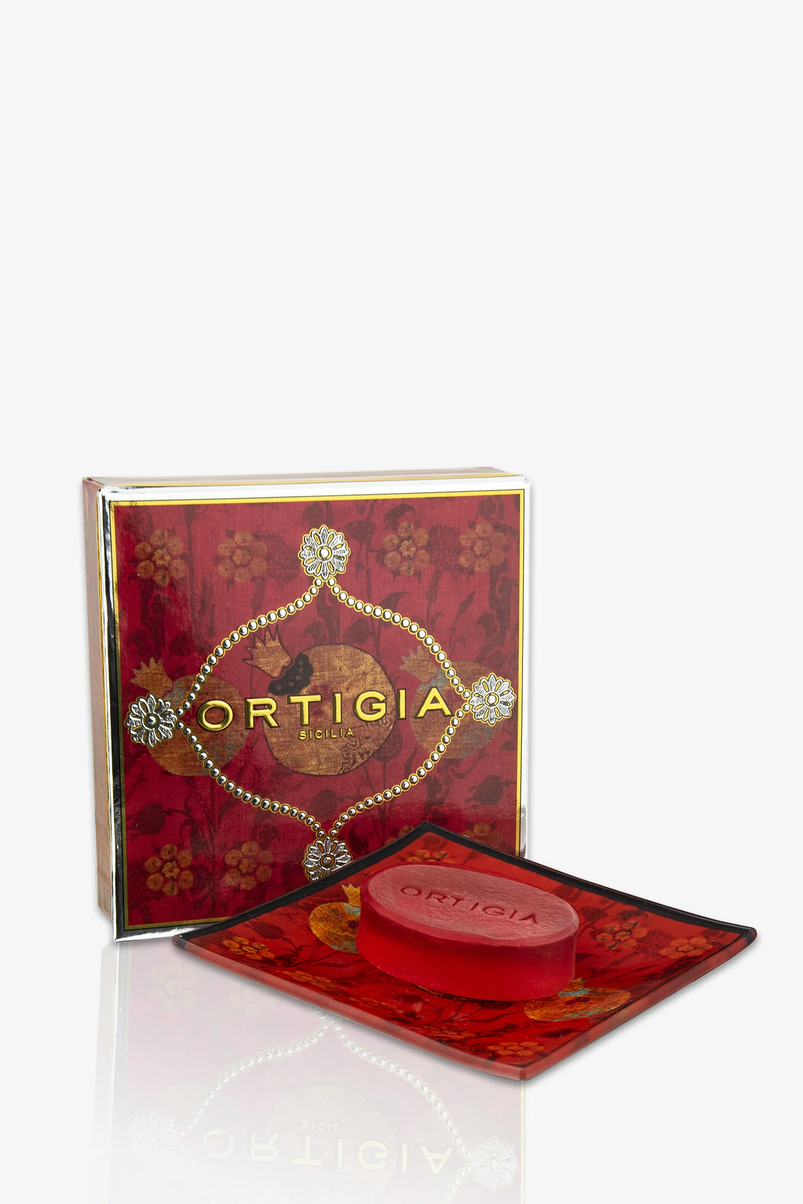 Ortigia Glass Plate & Soap