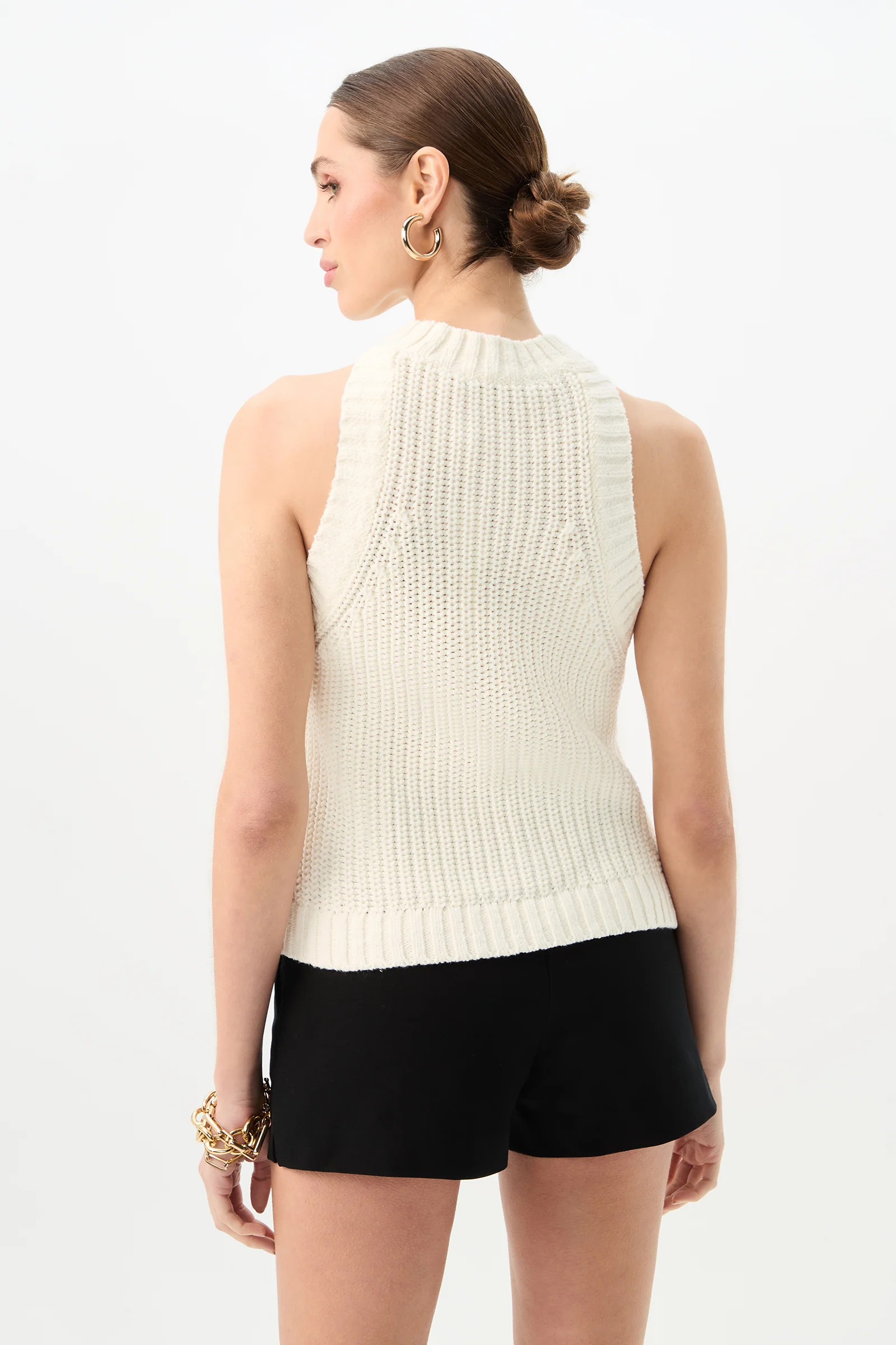 Paley Sleeveless Rib Knit Tank Top - Image 3