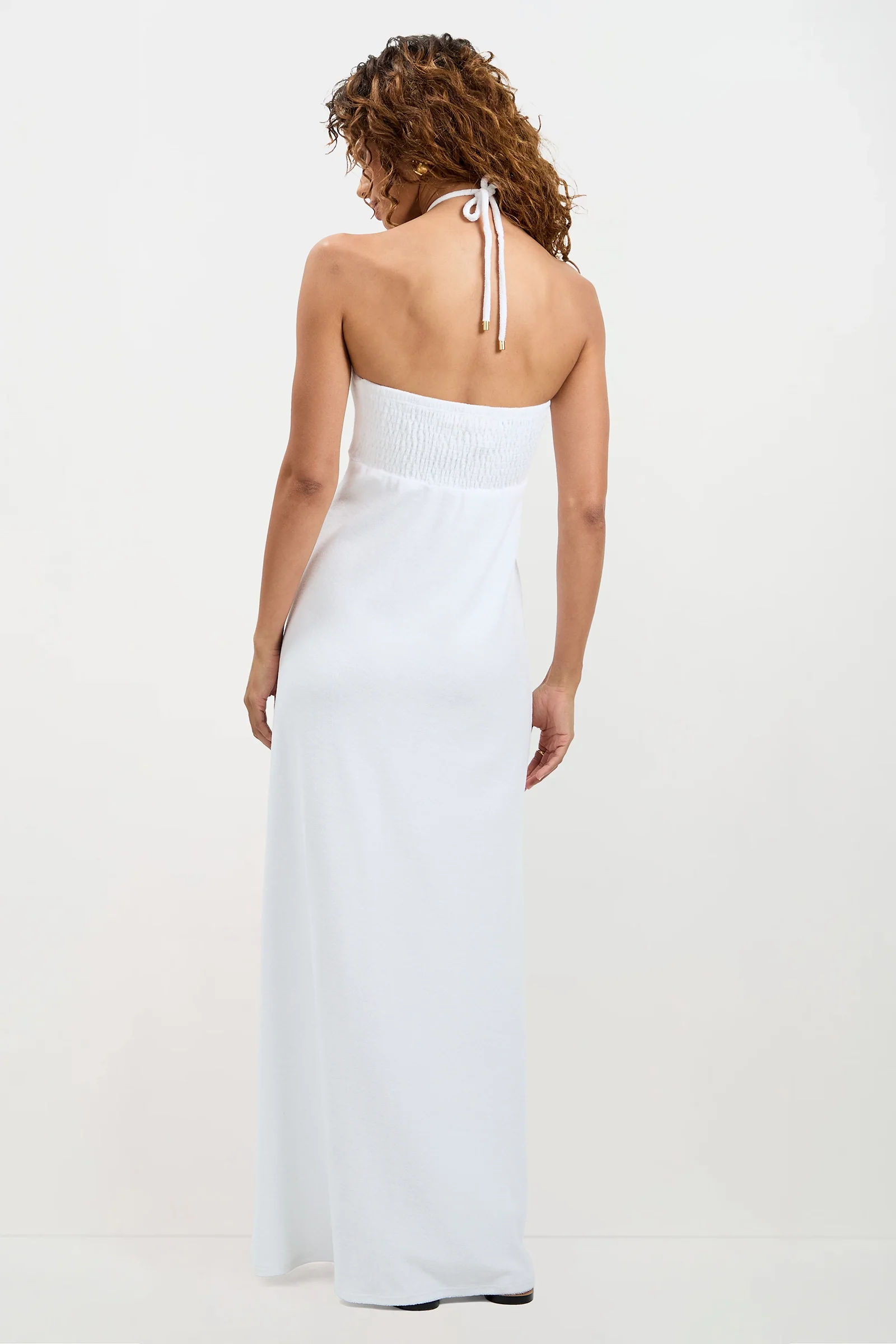 Palm Sleeveless Maxi Dress - Poolside Terry - Image 4