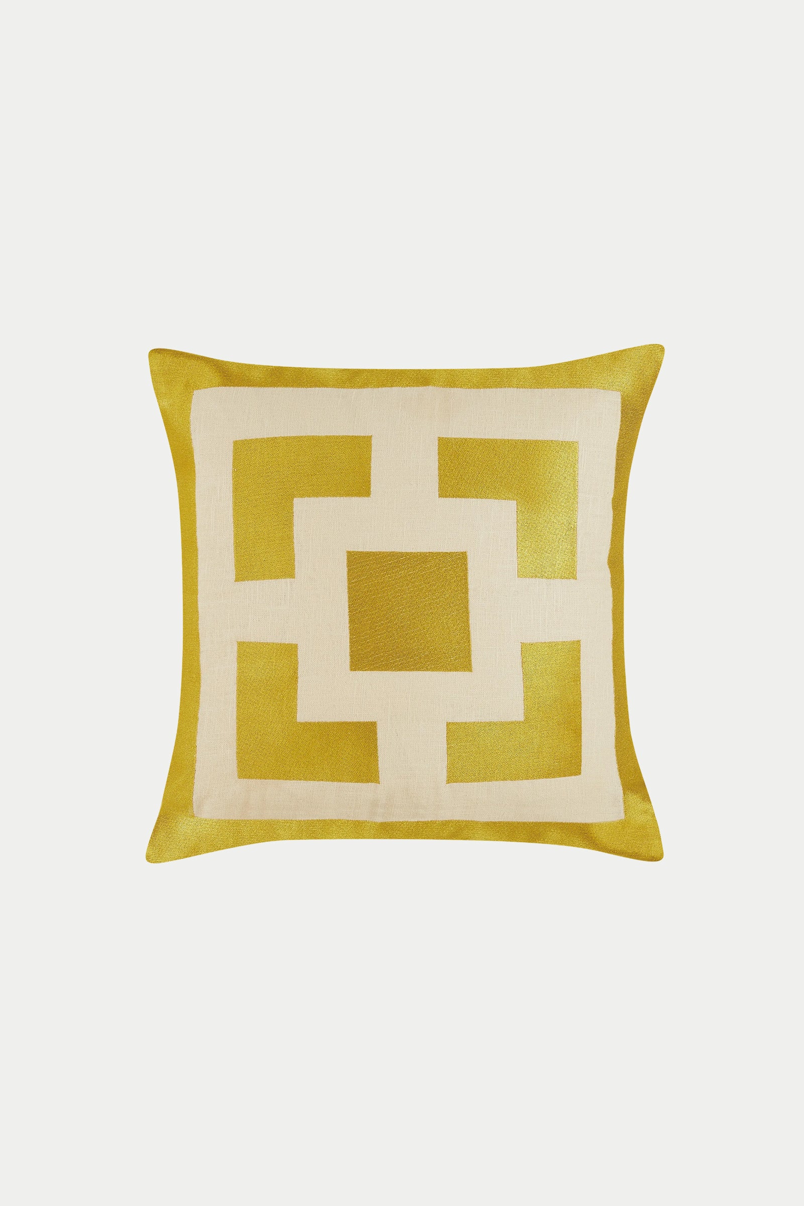 Palm Springs Block Embroidered Square Pillow - Image 5