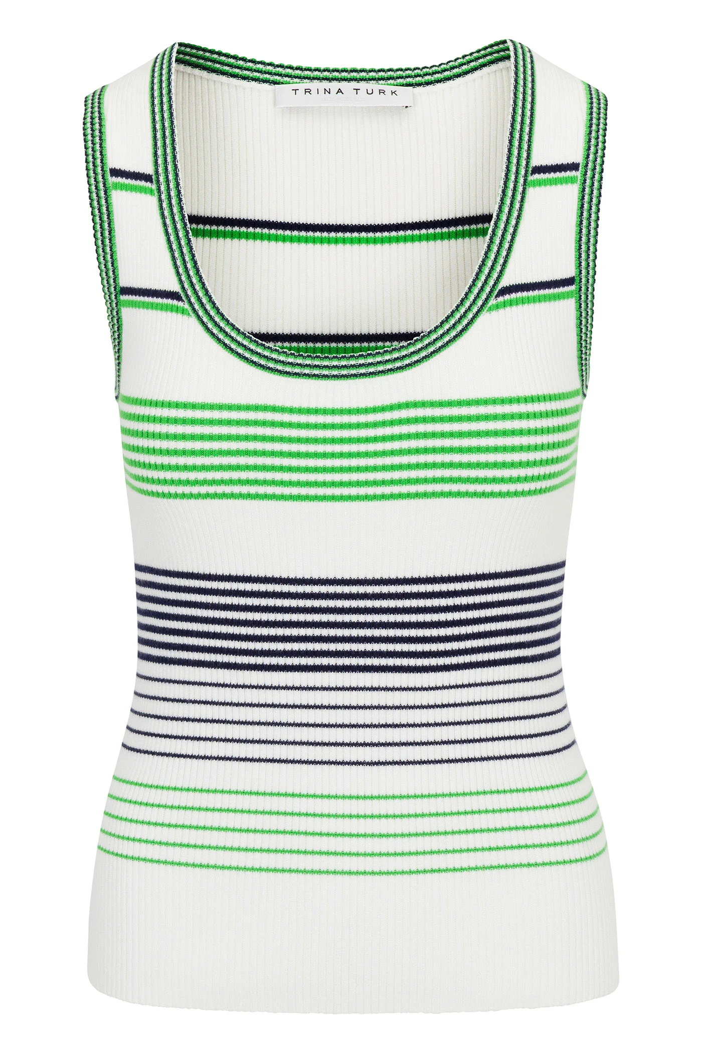 Paolini Scoop-Neck Rib Knit Tank Top - Image 5