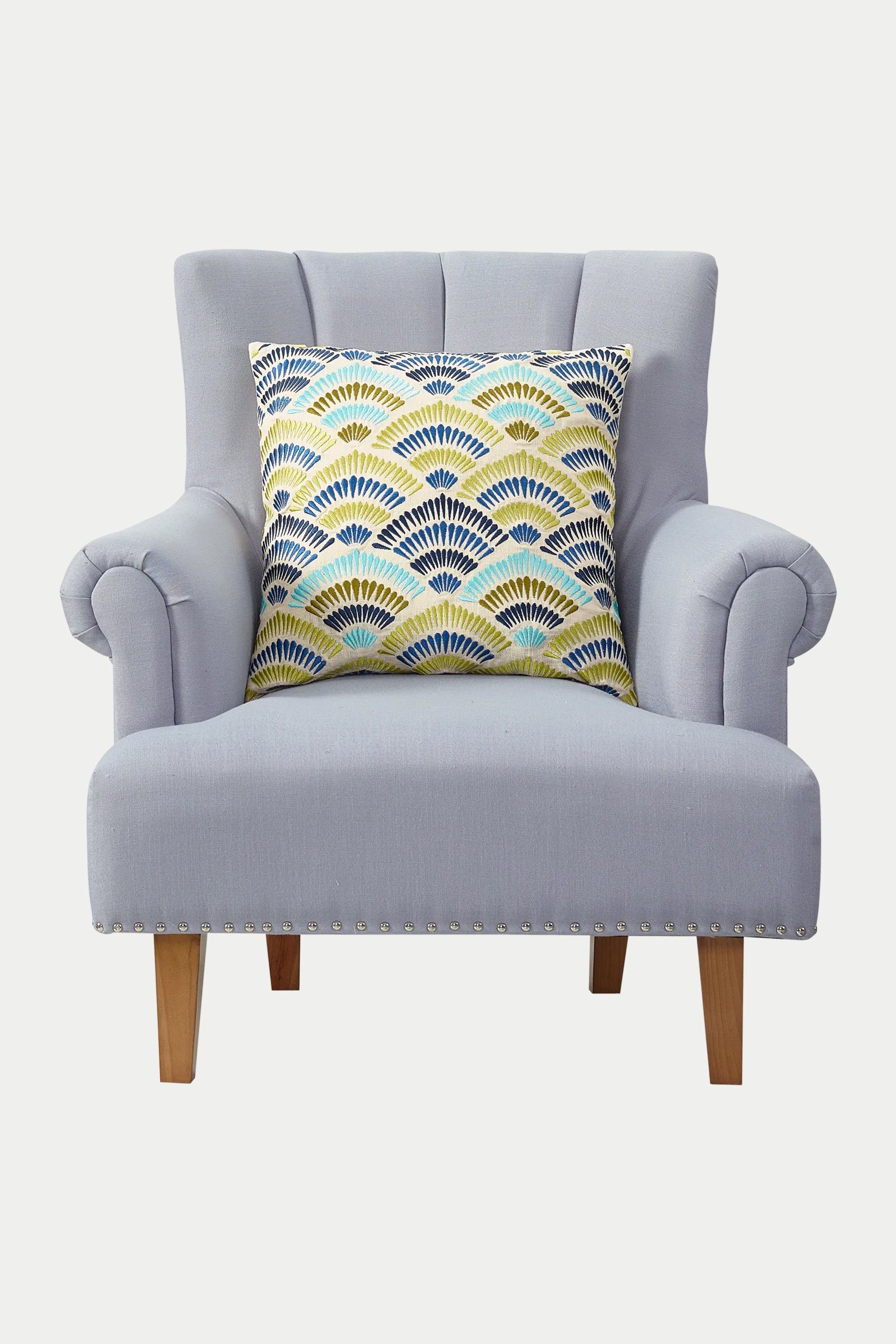 Pasadena Embroidered Square Pillow - Image 6