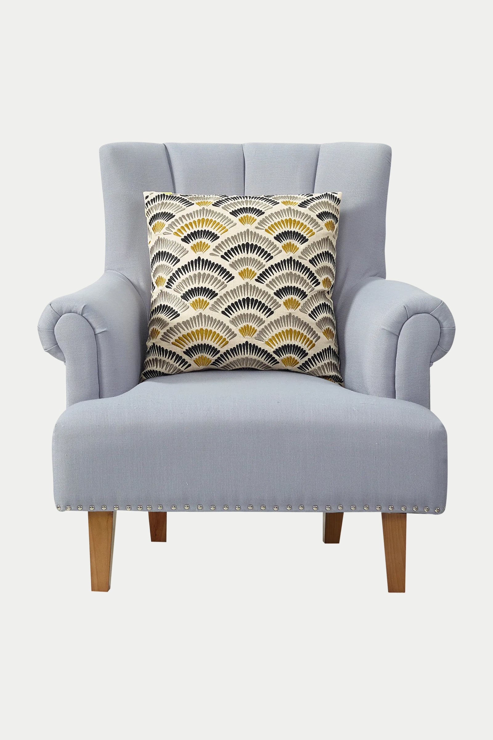 Pasadena Embroidered Square Pillow - Image 7