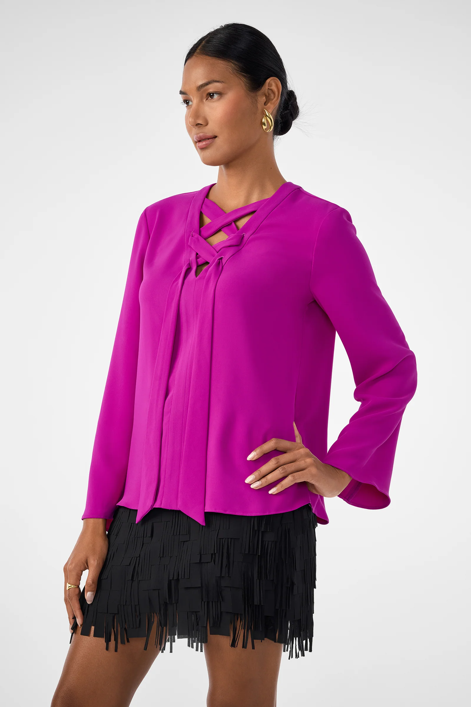 Picabella Lace-Up Top - Image 4