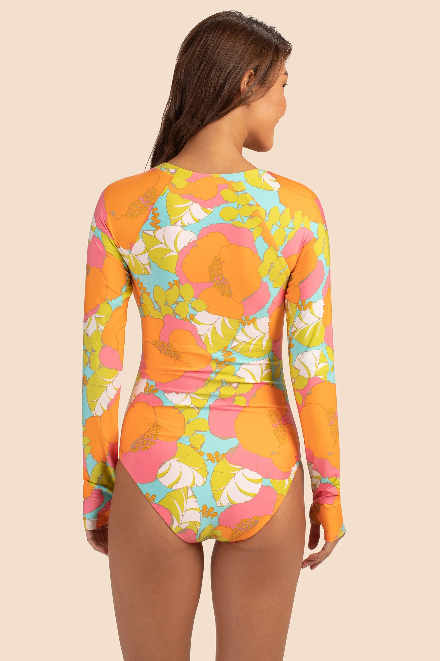 Playa De Flor Half Zip Long Sleeve Paddle Suit - Image 2