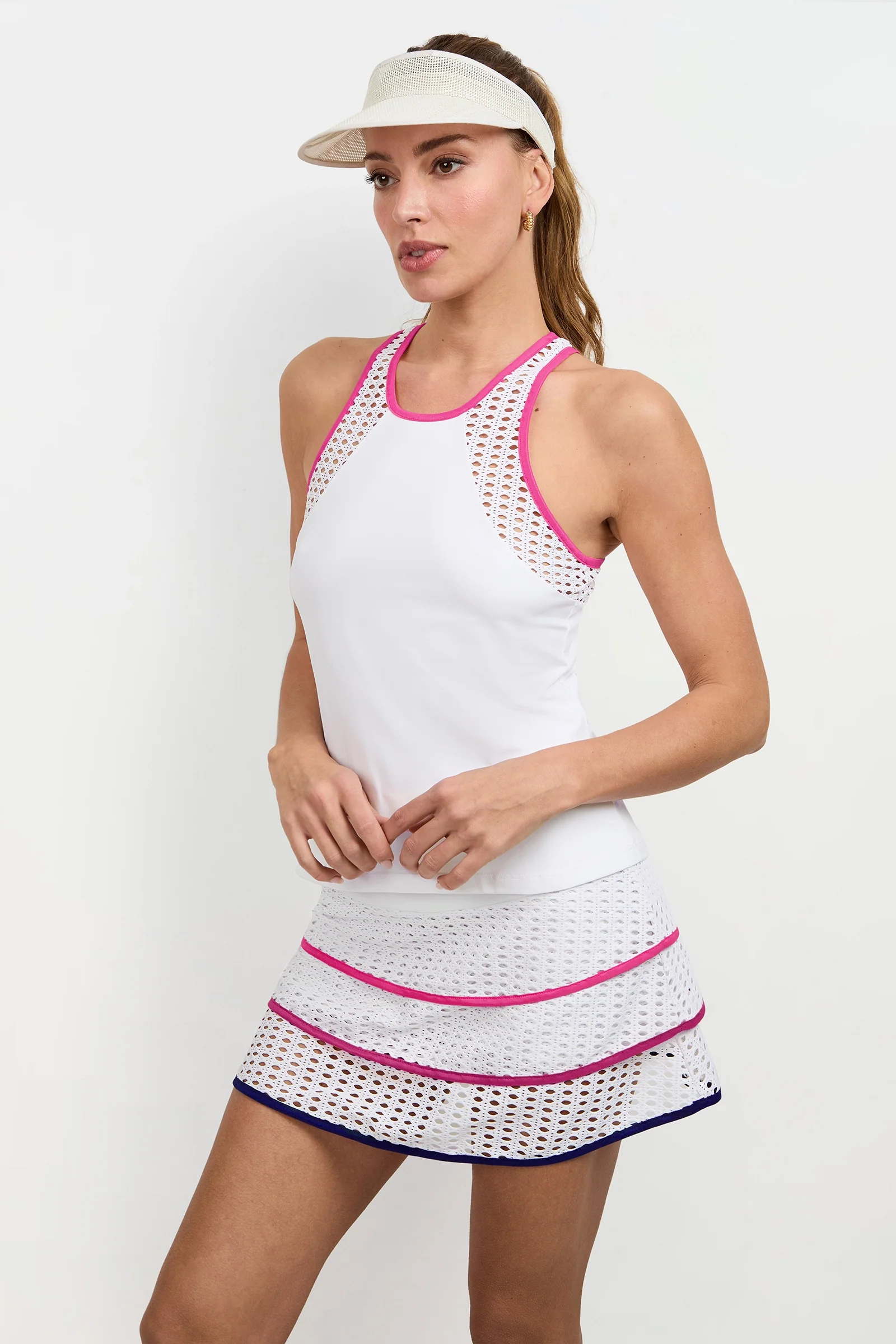 Pointelle Trim Tank - Image 3