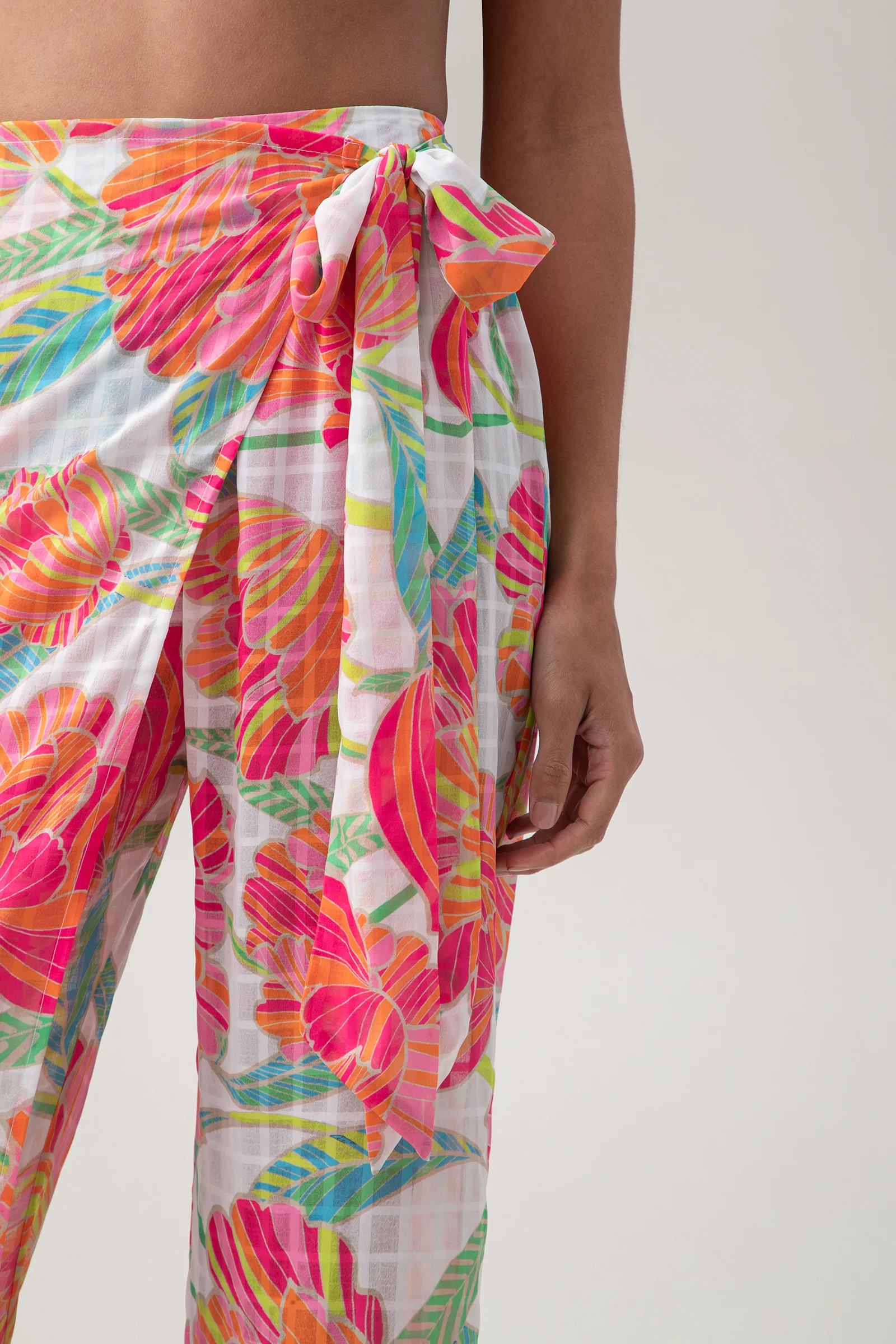 Women's Poppy Relaxed Crossover Swim Cover-Up Pant - Image 5