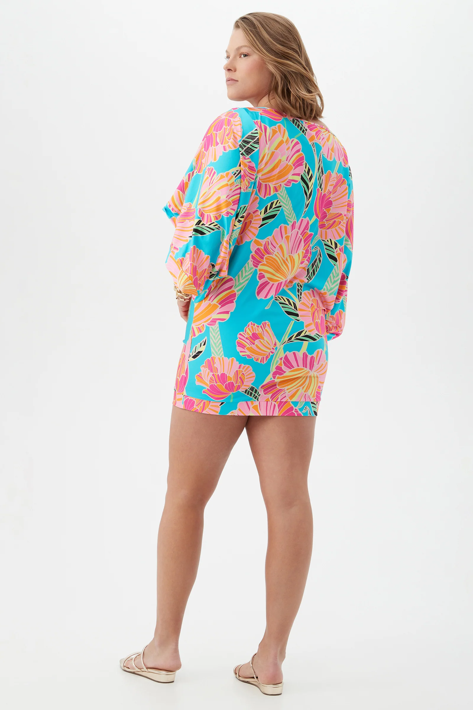 Women's Poppy Boatneck Tunic Swim Cover-Up Dress - Image 6
