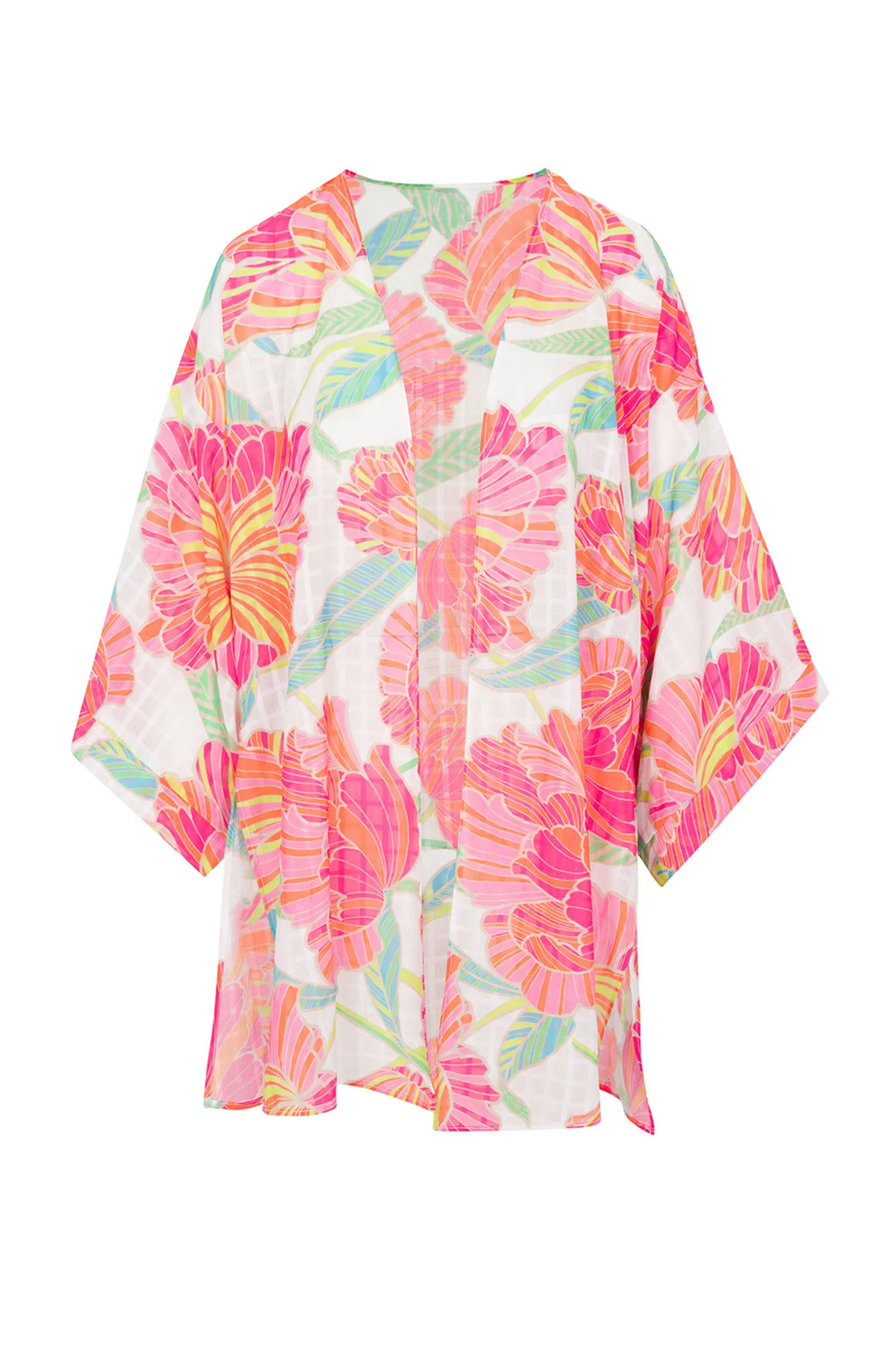 Women's Poppy Tie Front Swim Cover-Up Shirt - Image 2