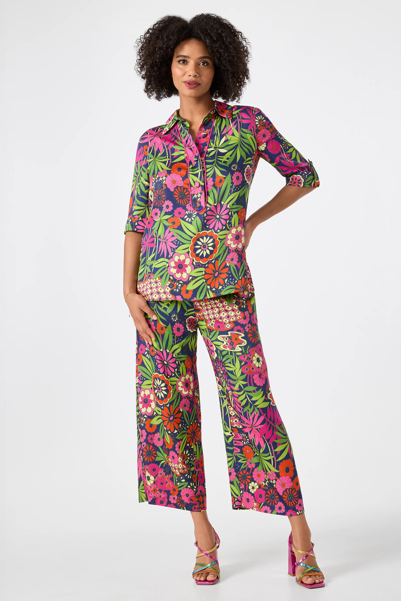 Portrait Top - Fumi Floral - Image 2