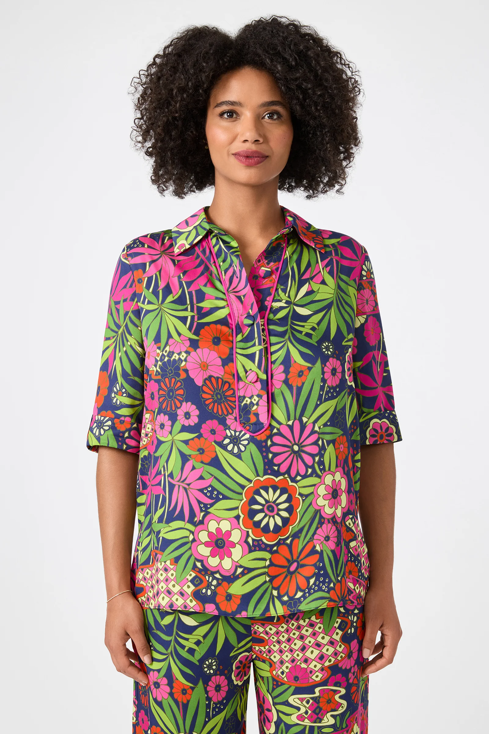Portrait Top - Fumi Floral - Image 3