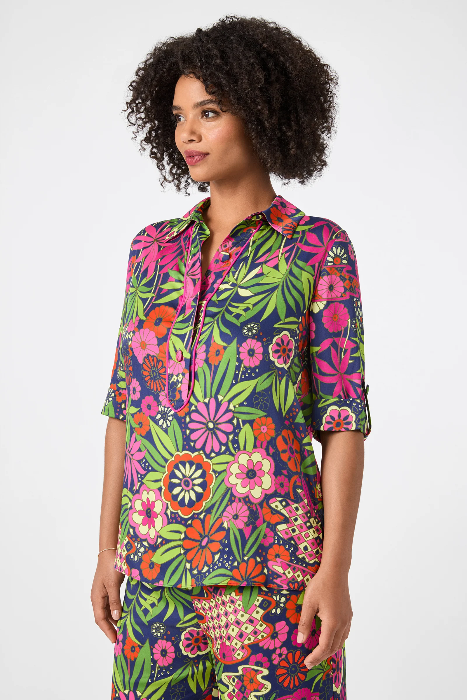 Portrait Top - Fumi Floral - Image 4