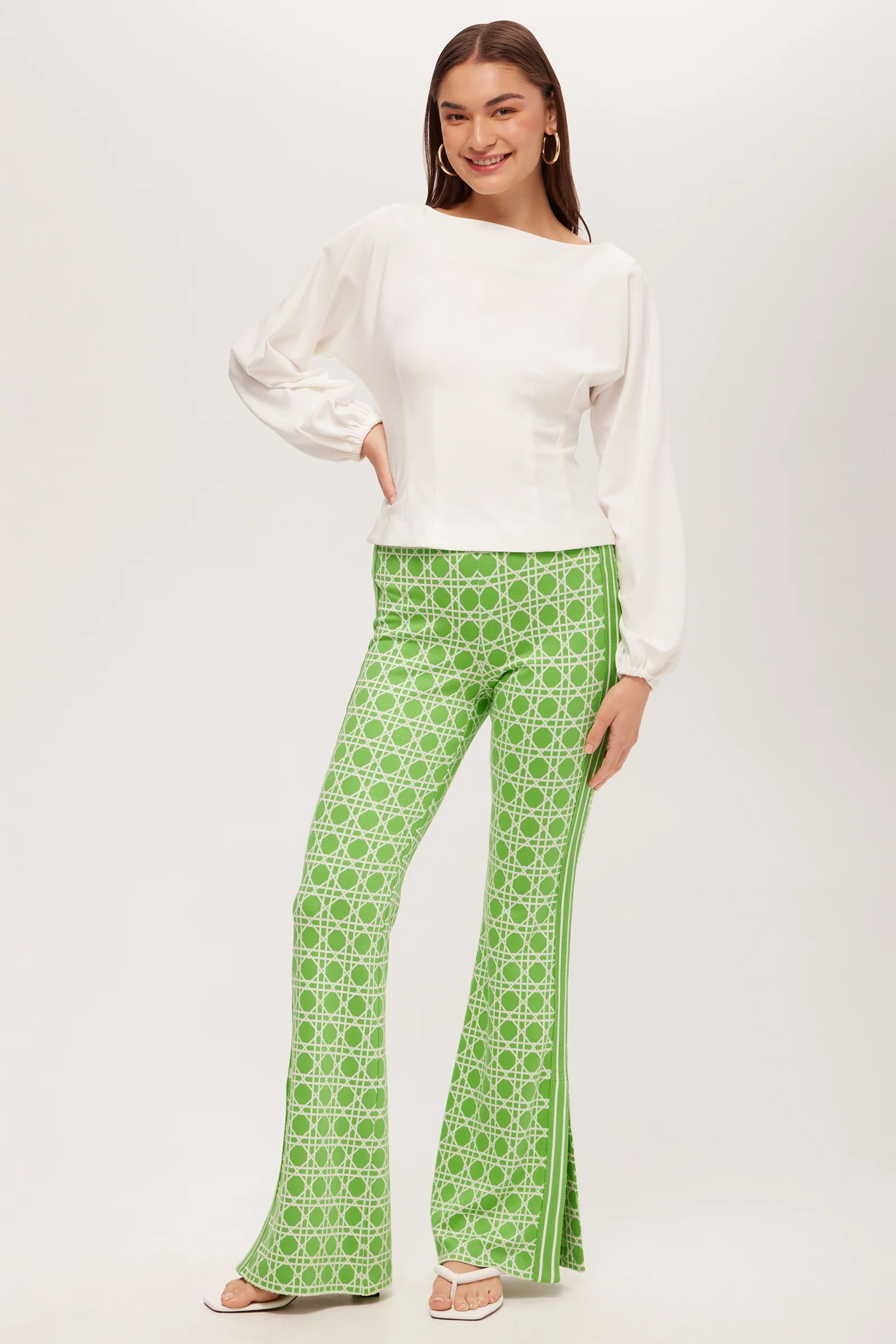 Prime Long-Sleeve Boatneck Top - Cozy Ponte - Image 5