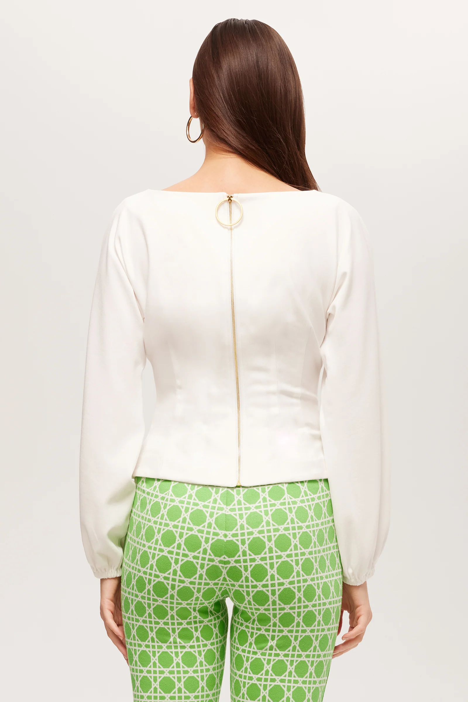 Prime Long-Sleeve Boatneck Top - Cozy Ponte - Image 6