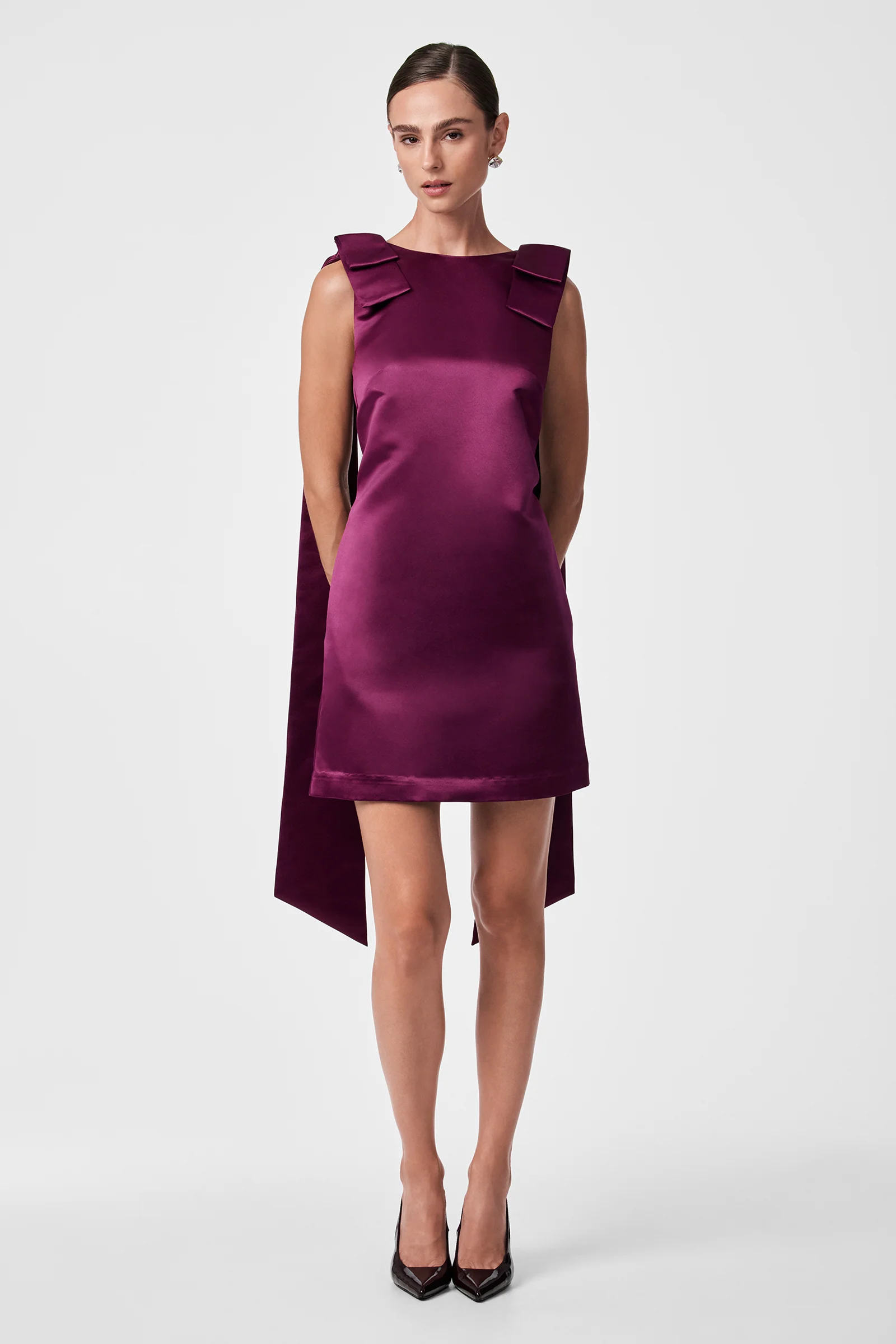 Priscilla Bow Mini Dress
