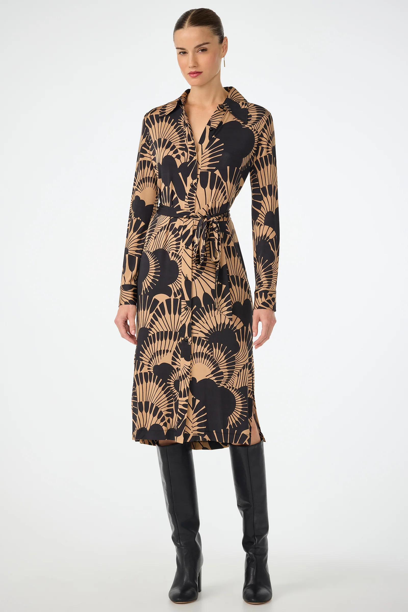Radio City Wrap Dress - Juniper Jersey