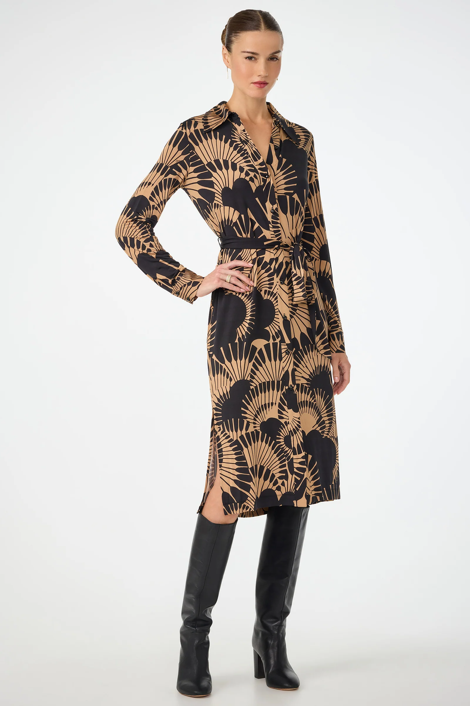 Radio City Wrap Dress - Juniper Jersey - Image 2