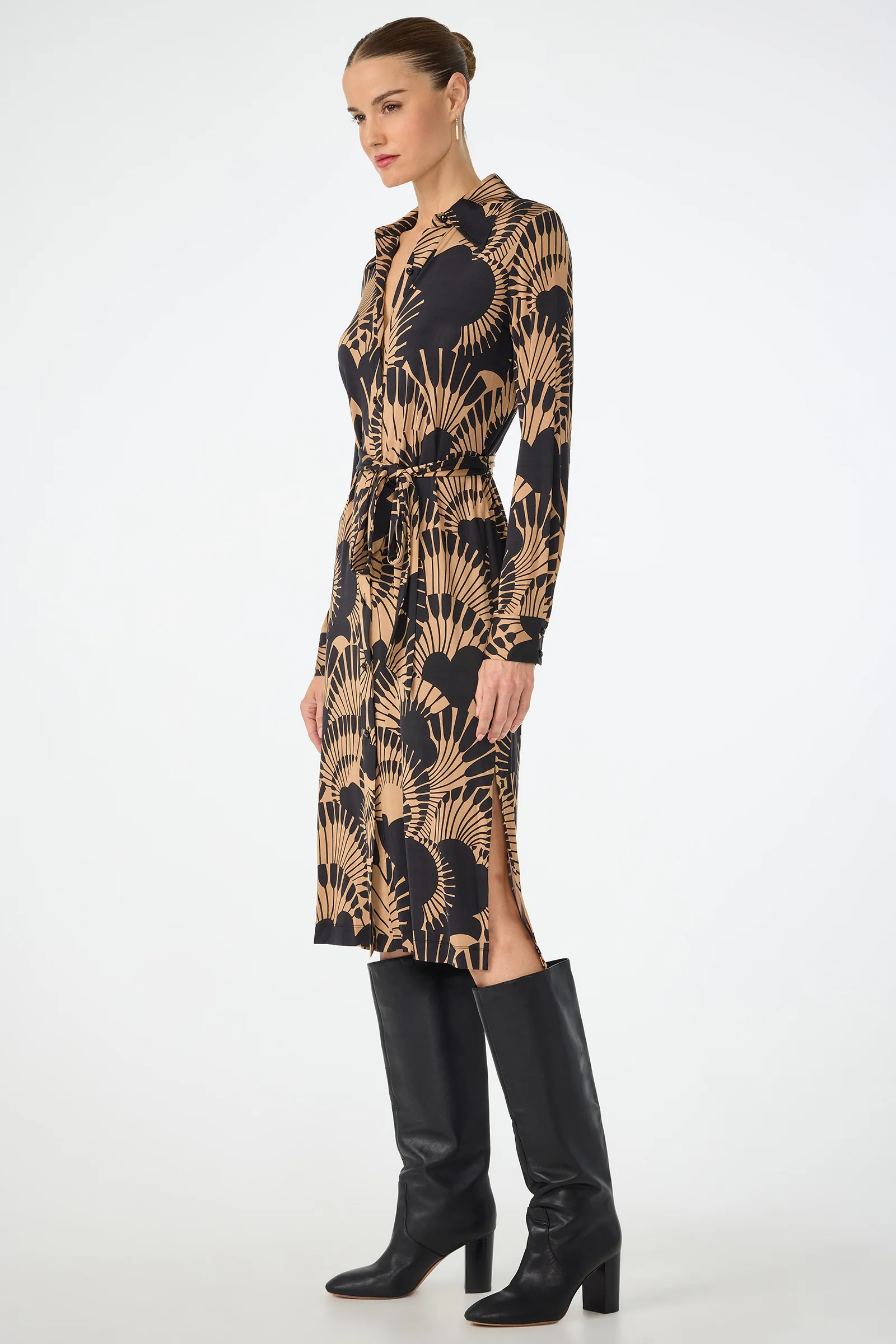 Radio City Wrap Dress - Juniper Jersey - Image 3