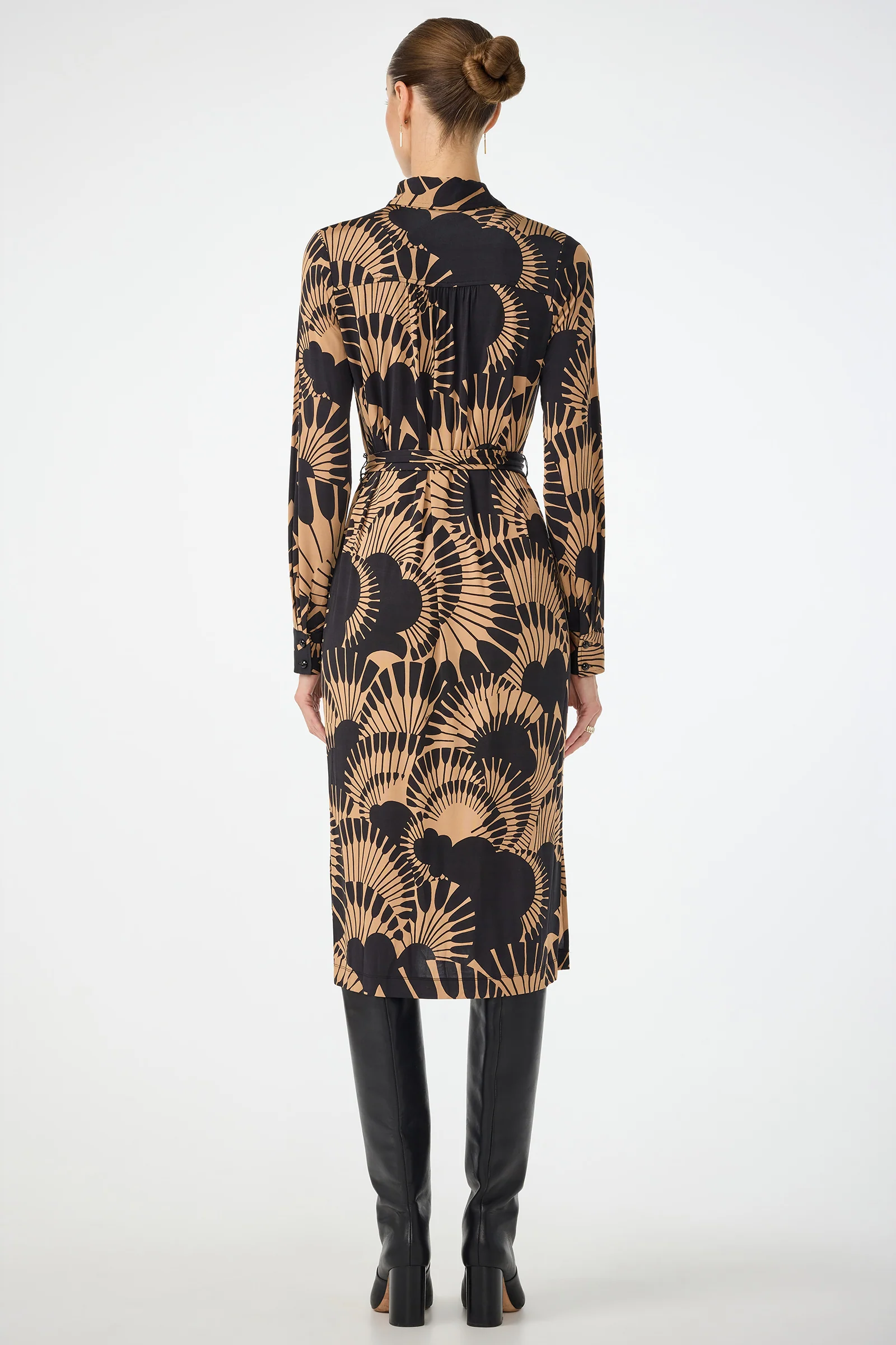 Radio City Wrap Dress - Juniper Jersey - Image 4