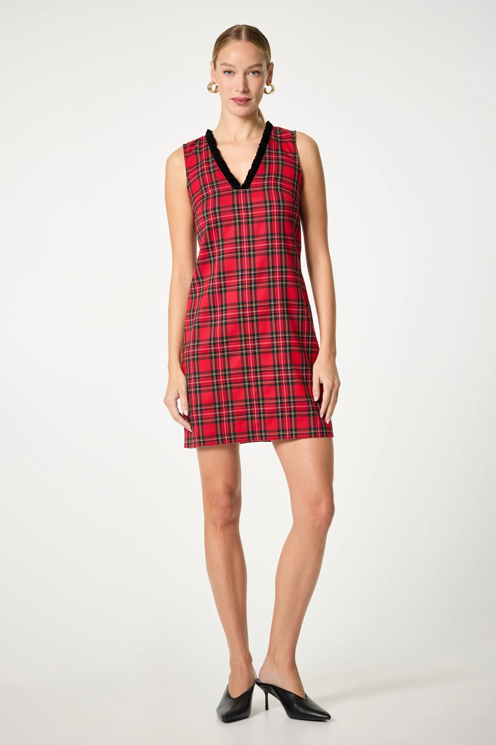 Revah Tartan Mini Dress