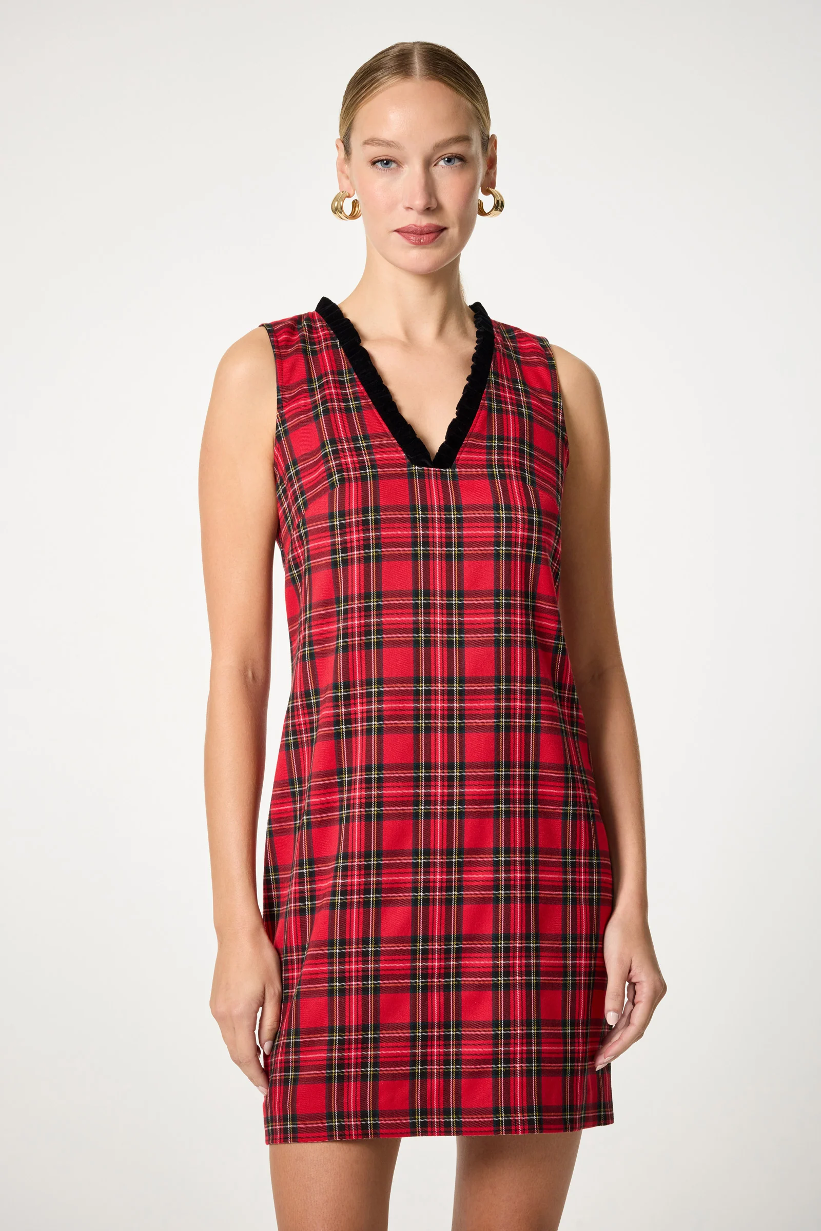 Revah Tartan Mini Dress - Image 2