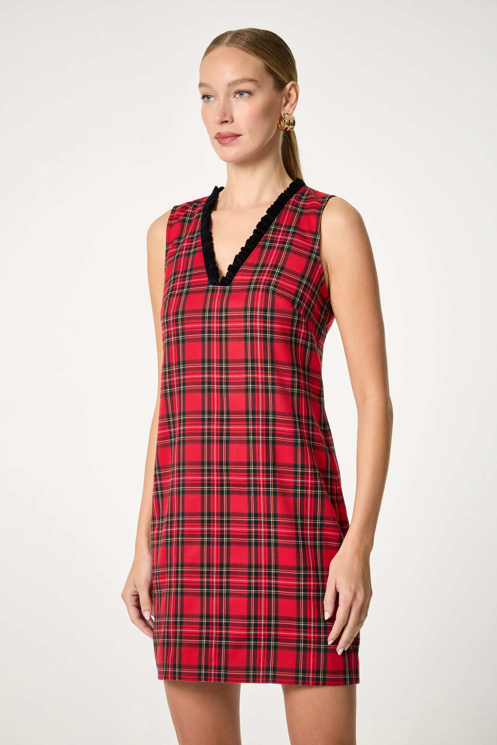Revah Tartan Mini Dress - Image 3
