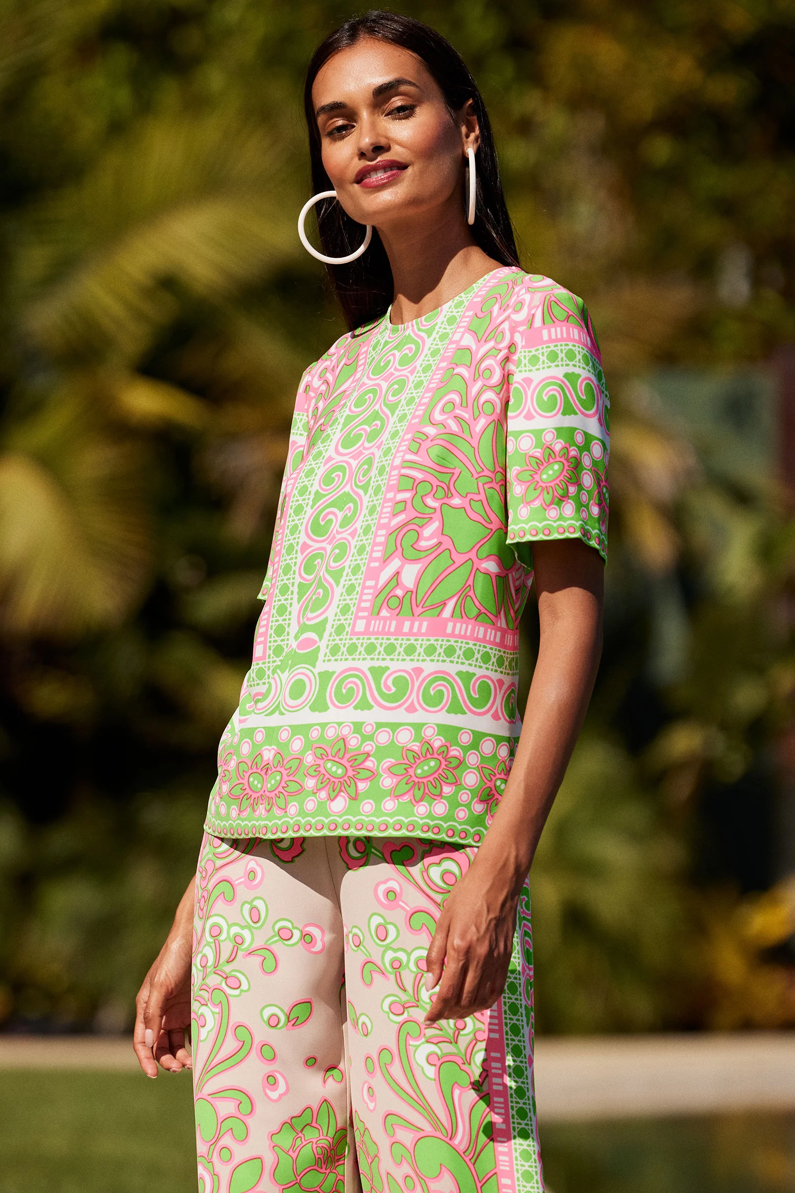 Riggs Short-Sleeve Top - Petra Floral - Image 4