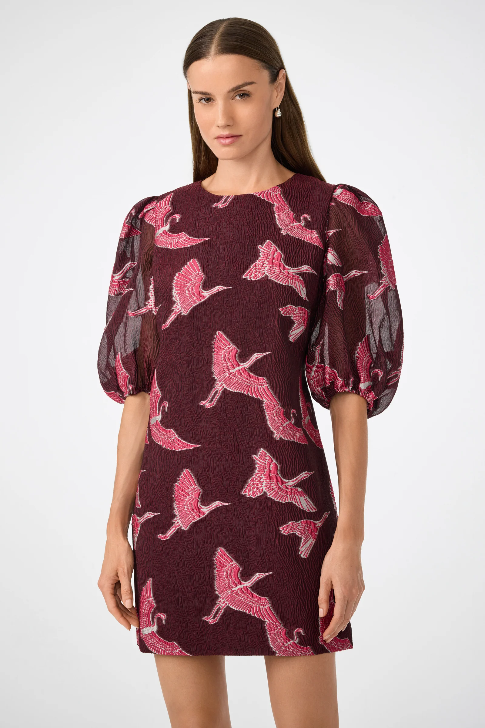 Ringo Short Puff Sleeve Mini Dress - Image 2