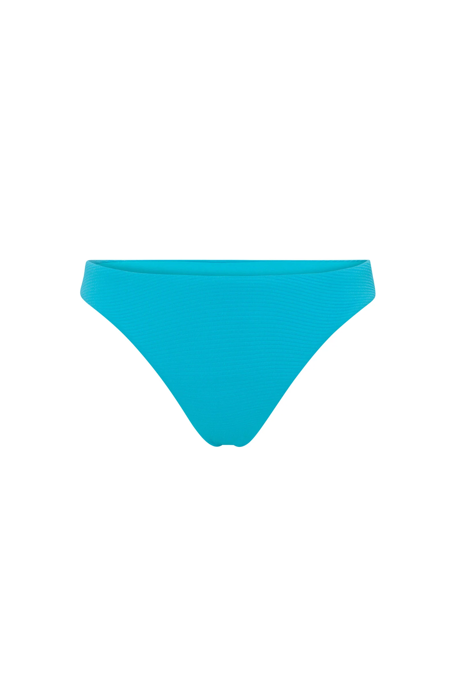 Women's Ripple Rib Low Rise French Cut Swim Bottom - Image 2