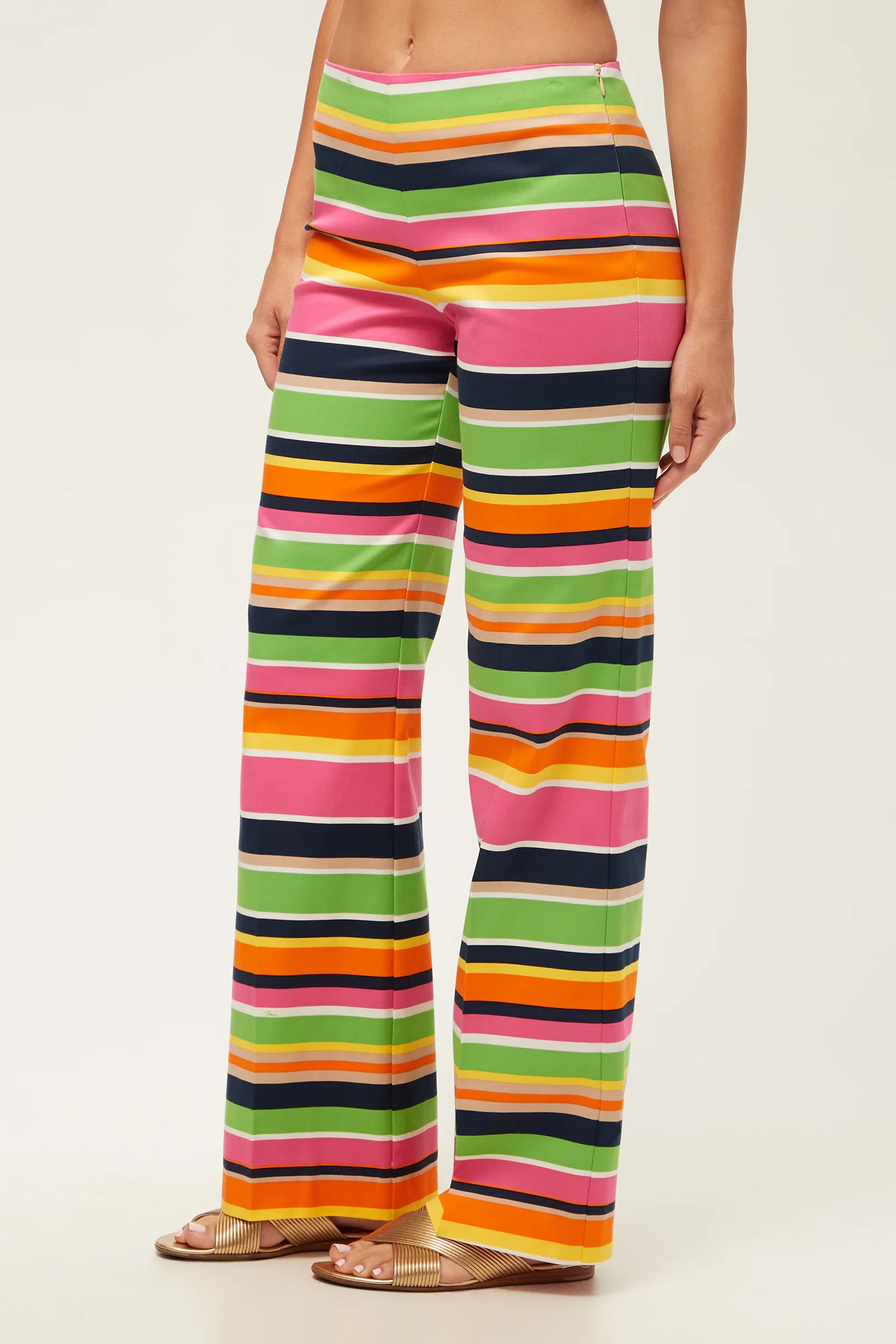 Rudi Straight-Leg Pant - Splash Stripe - Image 3