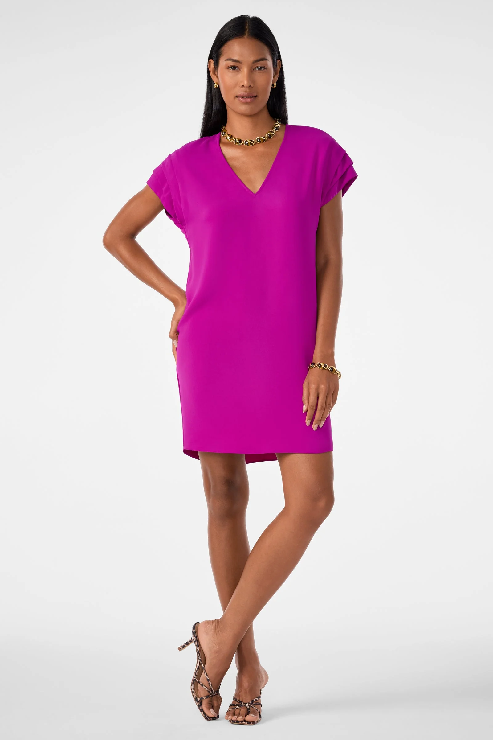 Sadora Short-Sleeve Dress - Image 6