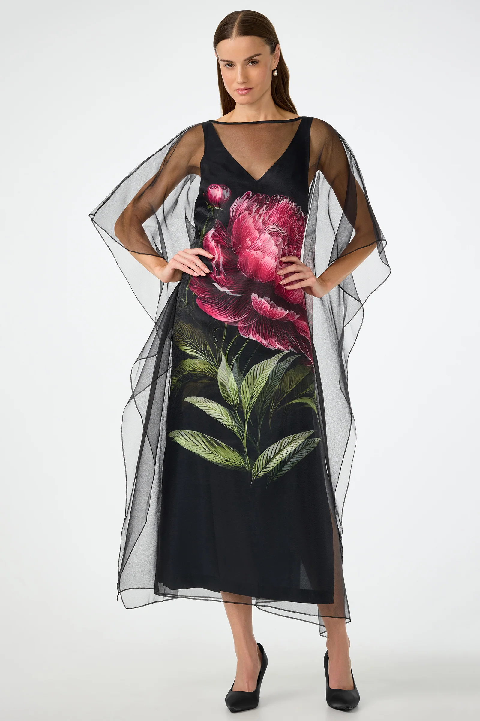 Salon Organza Midi Dress - Image 2