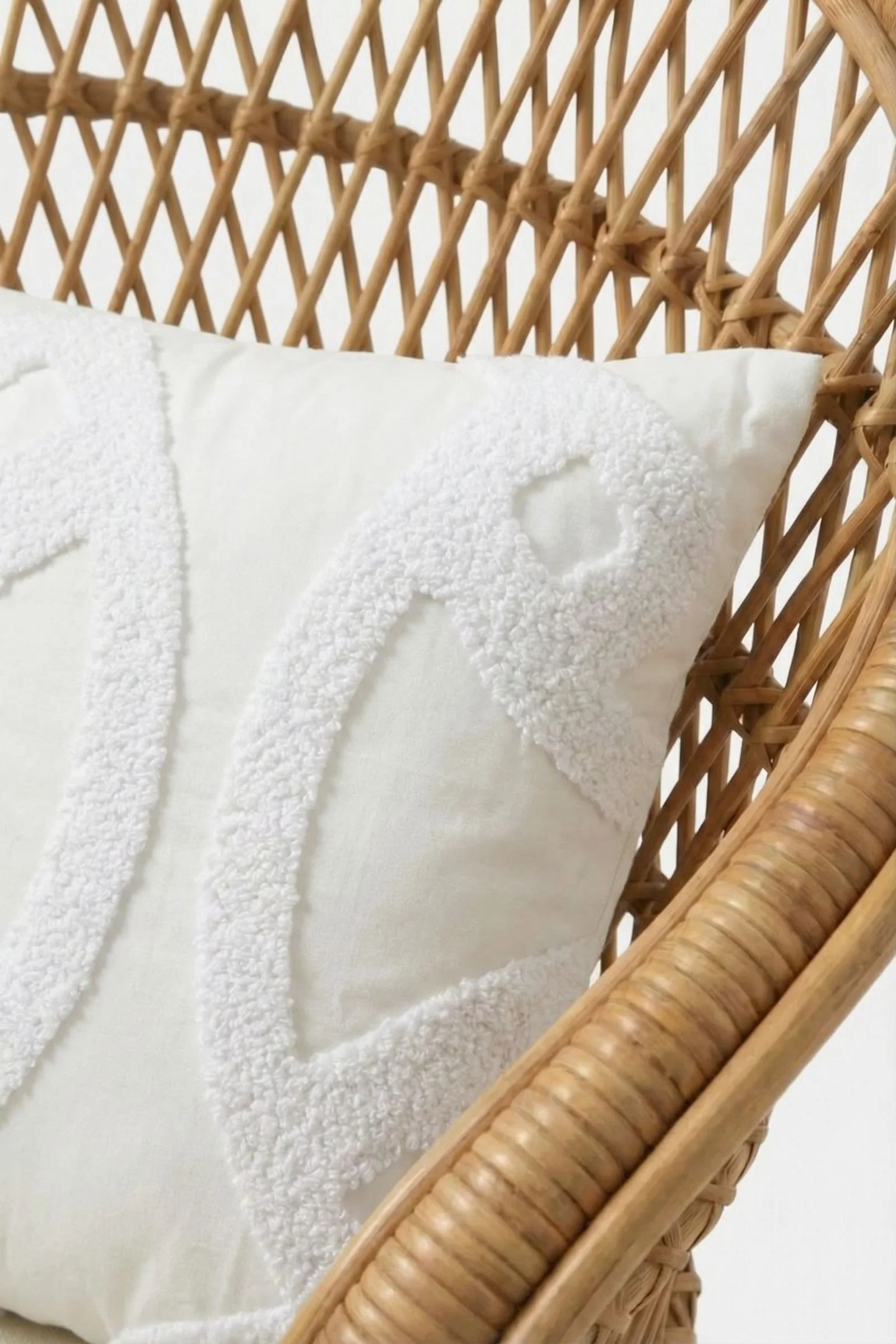 Santorini Embroidered Lumbar Pillow - Image 3
