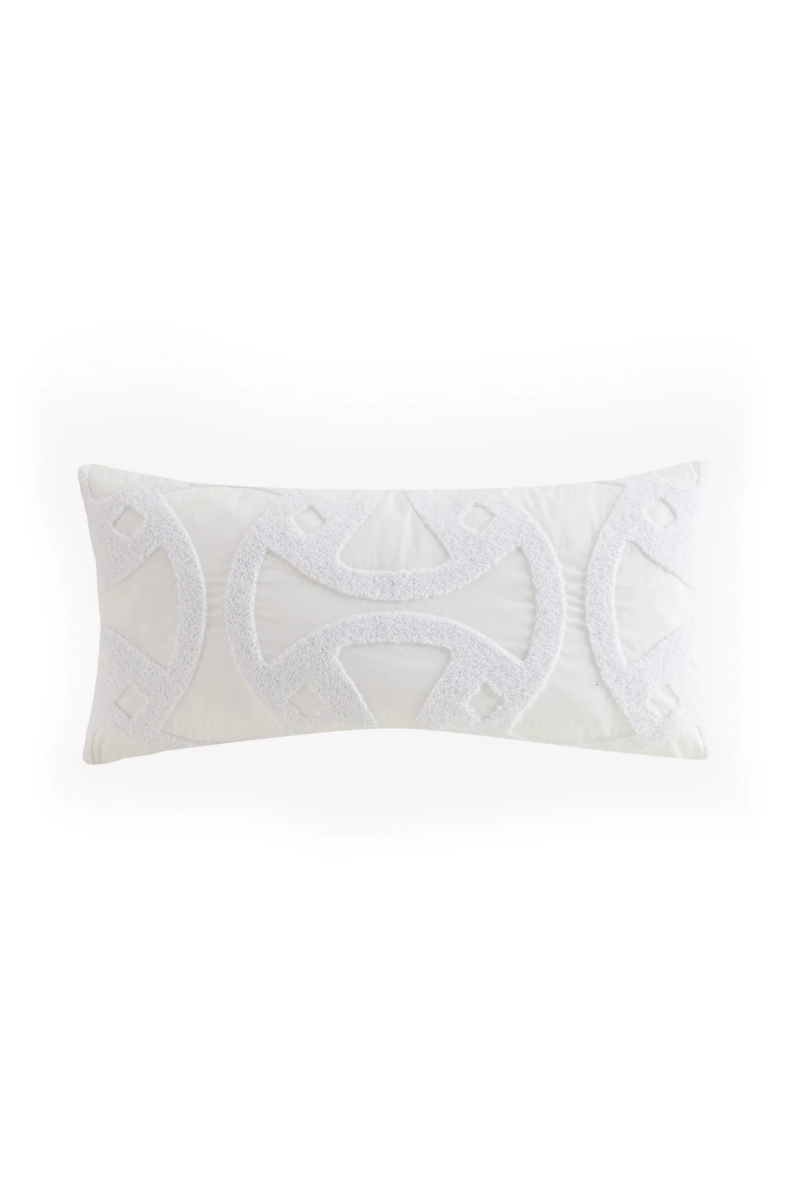 Santorini Embroidered Lumbar Pillow - Image 5