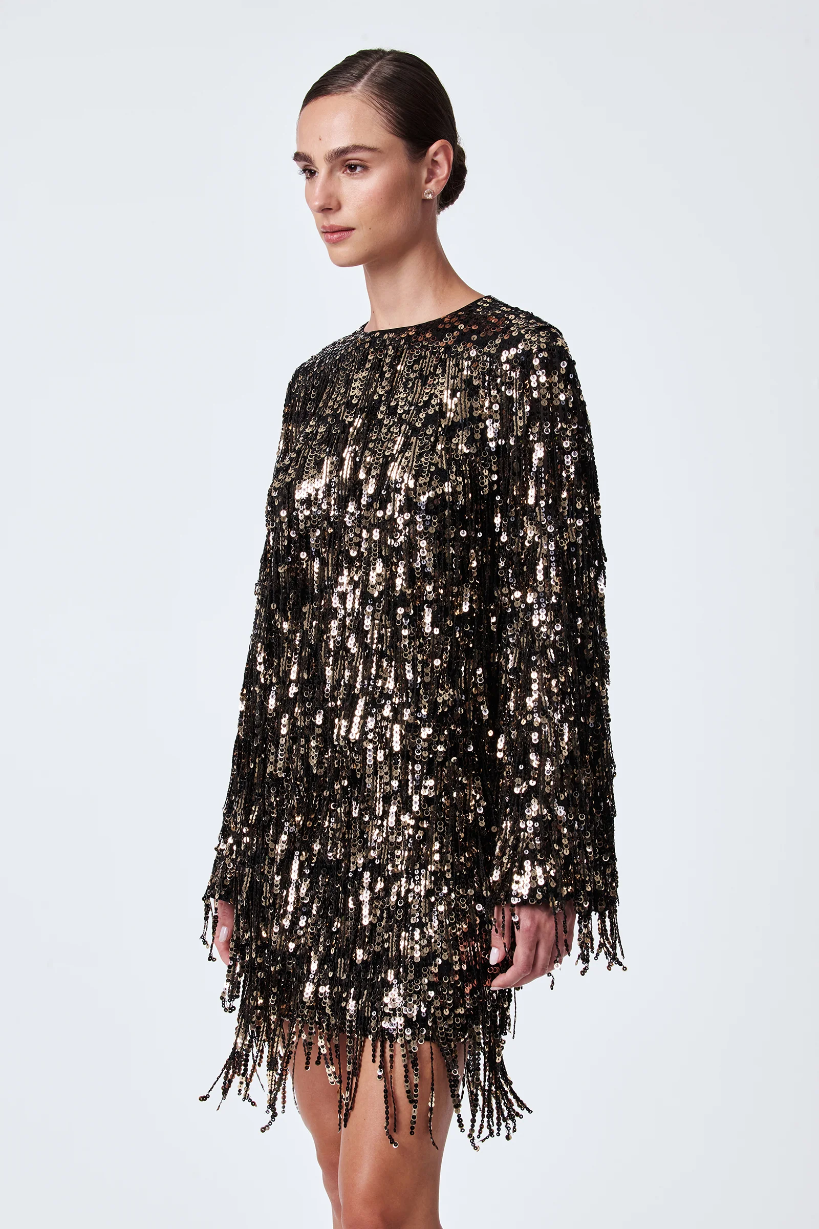 Satine Sequin Fringe Top - Image 3