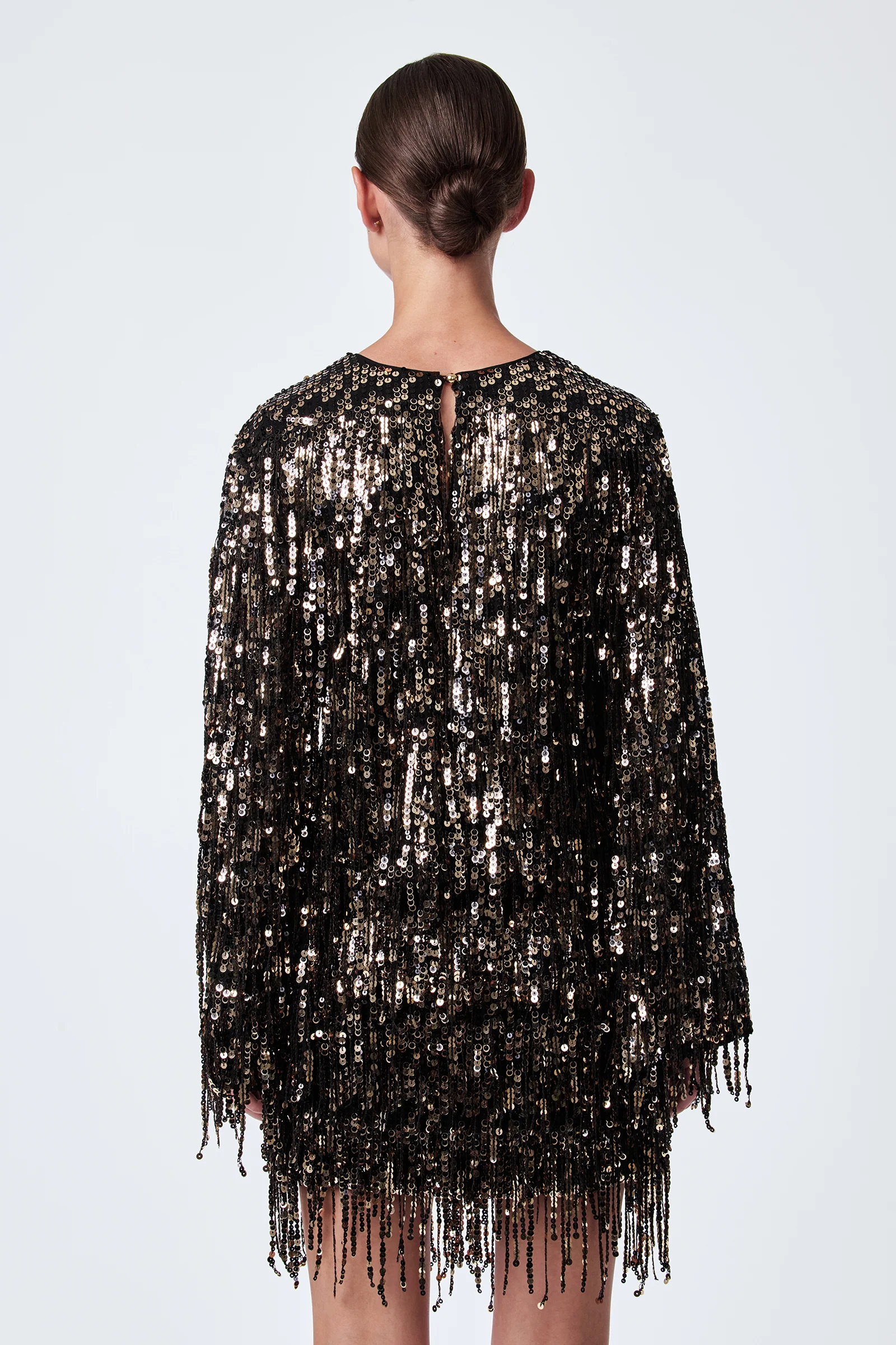 Satine Sequin Fringe Top - Image 4
