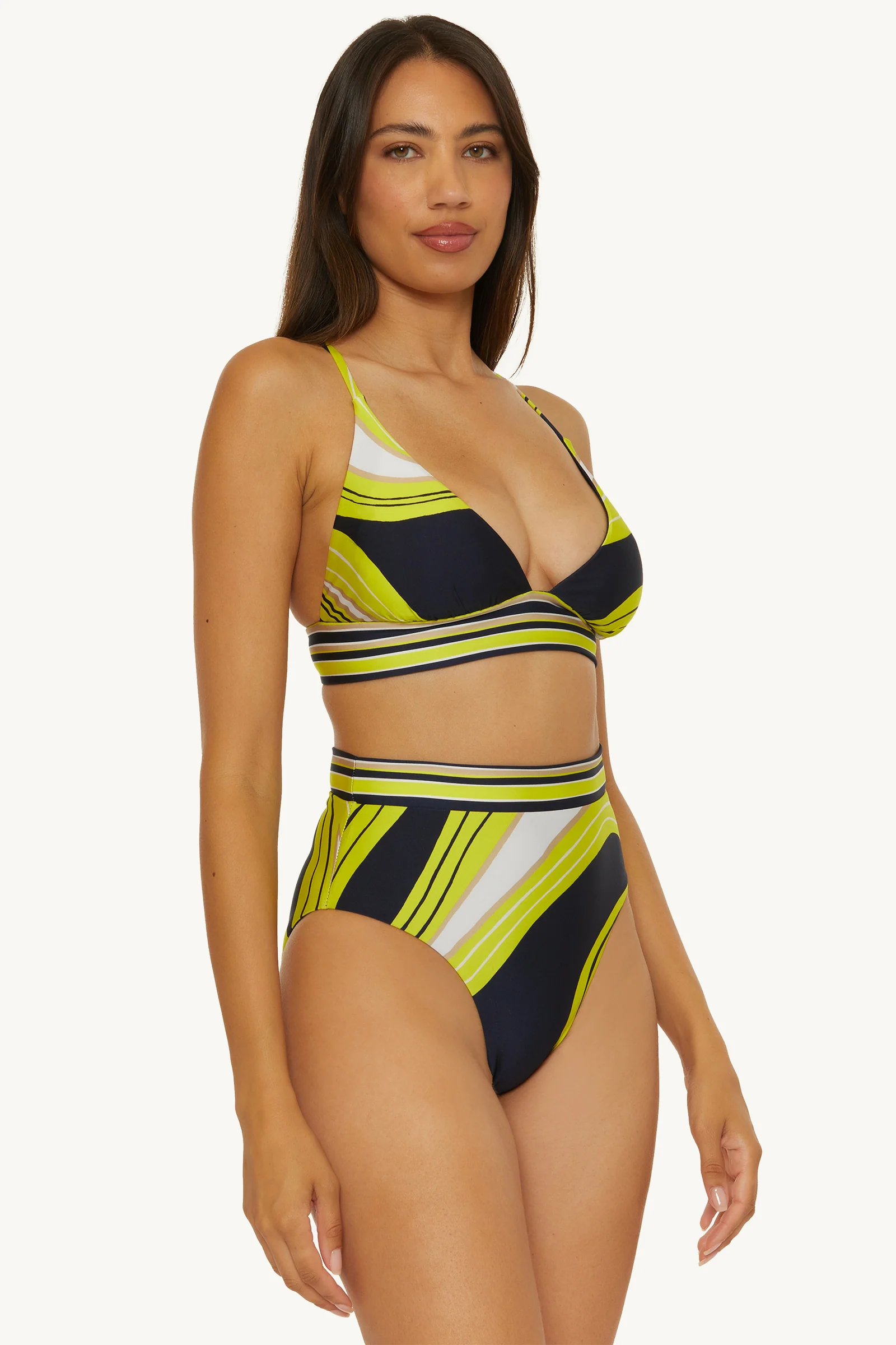 Reversible High-Waist Swim Bottom - Serena Swirl - Image 5
