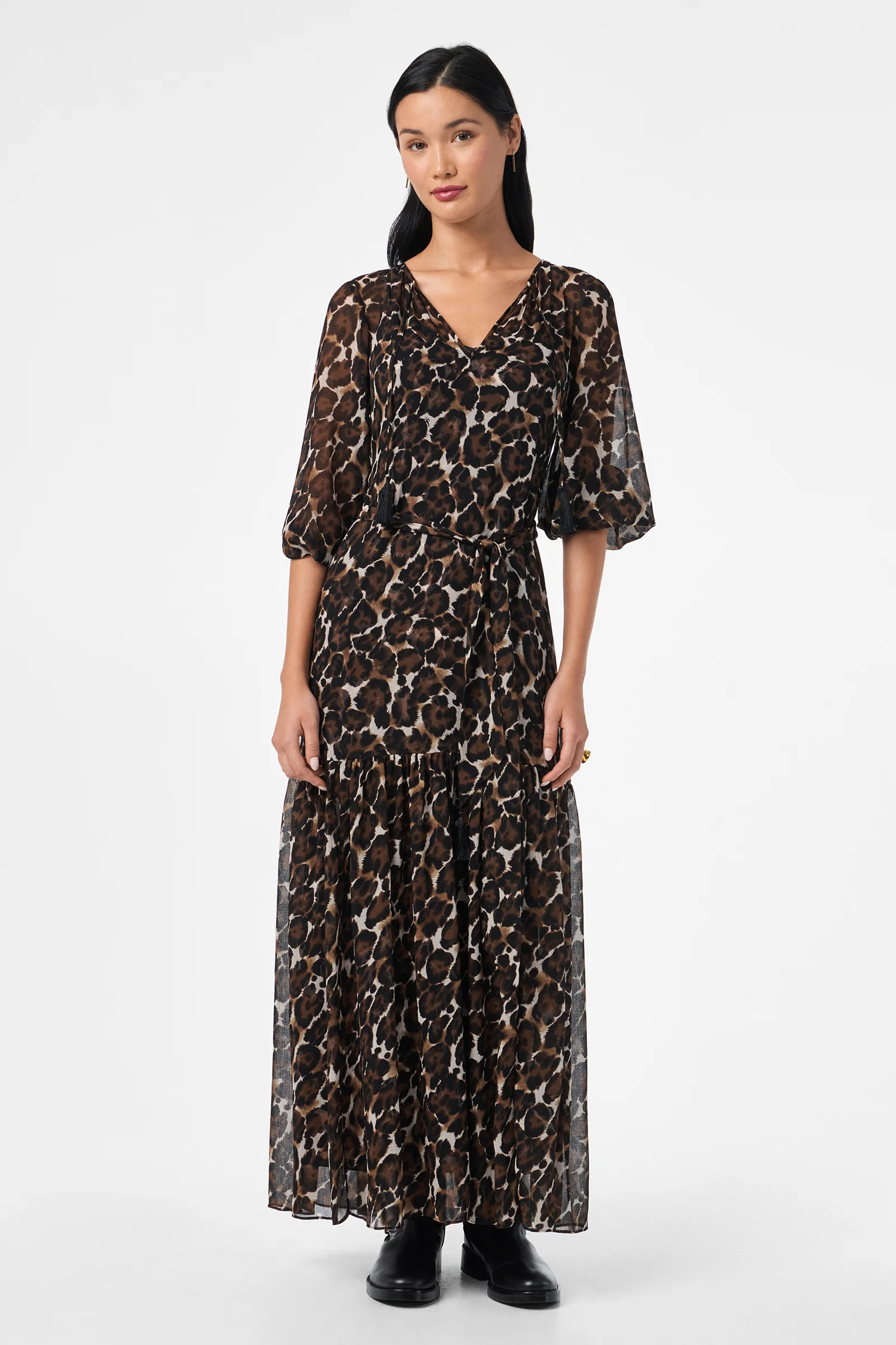Shalina Tie-Waist Maxi Dress - Image 2