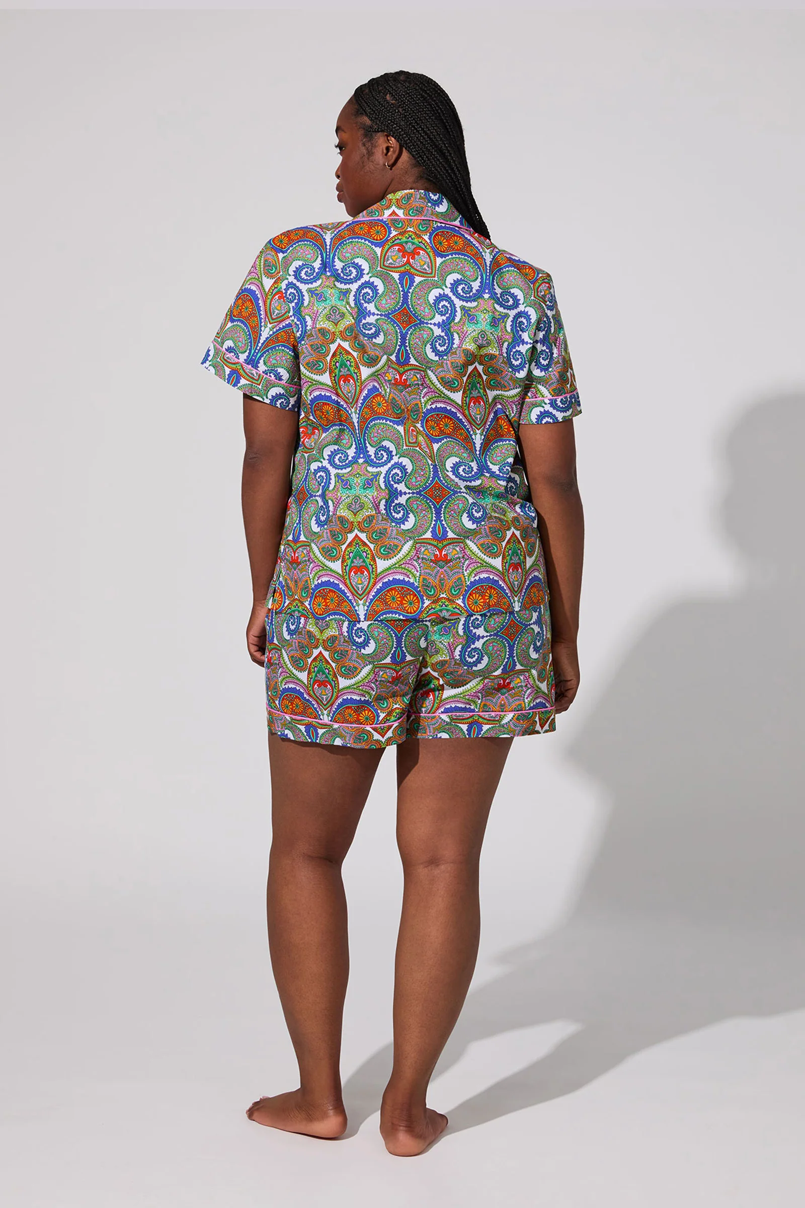 Shorty PJ Set - Paisley - Image 6