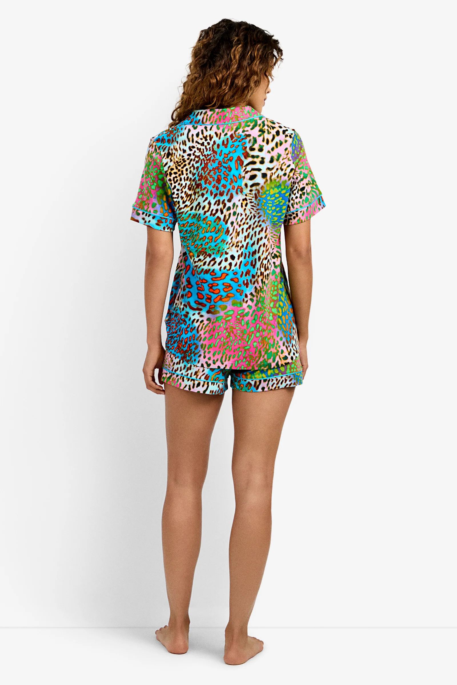Shorty PJ Set - Spray Leopard - Image 2