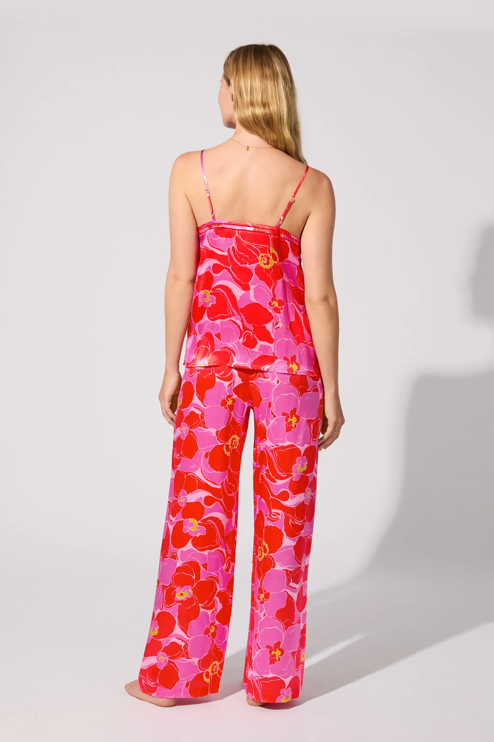 Silk Cami PJ Set - Winter Orchids - Image 3