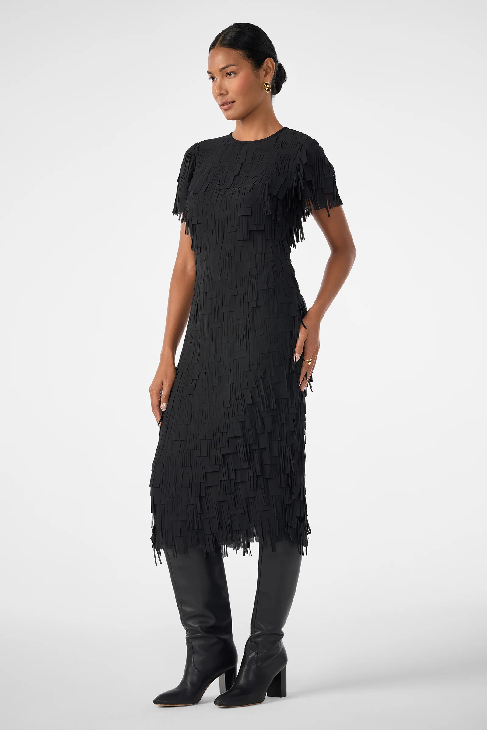 Silkoak Flutter Midi Dress - Image 2