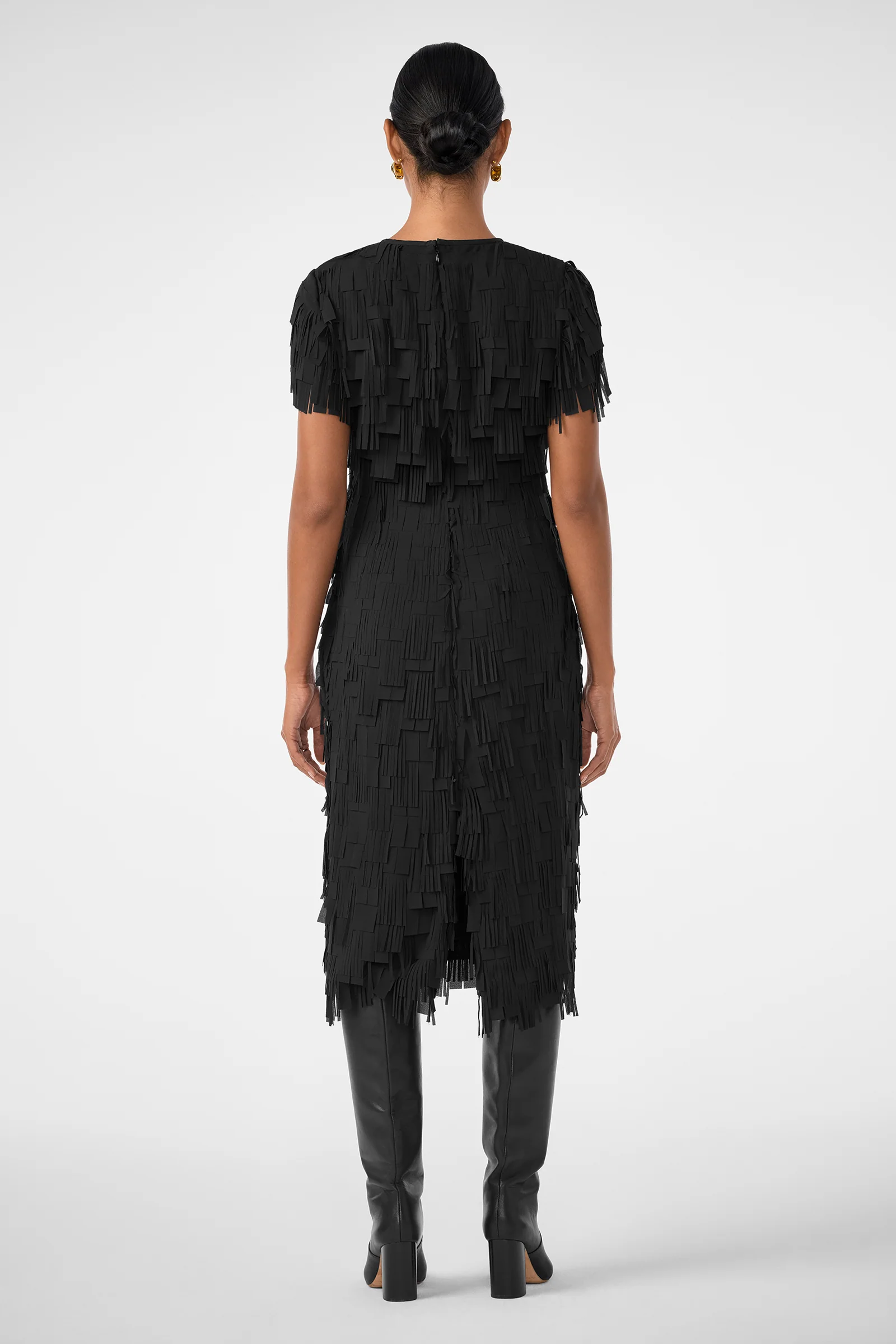 Silkoak Flutter Midi Dress - Image 4