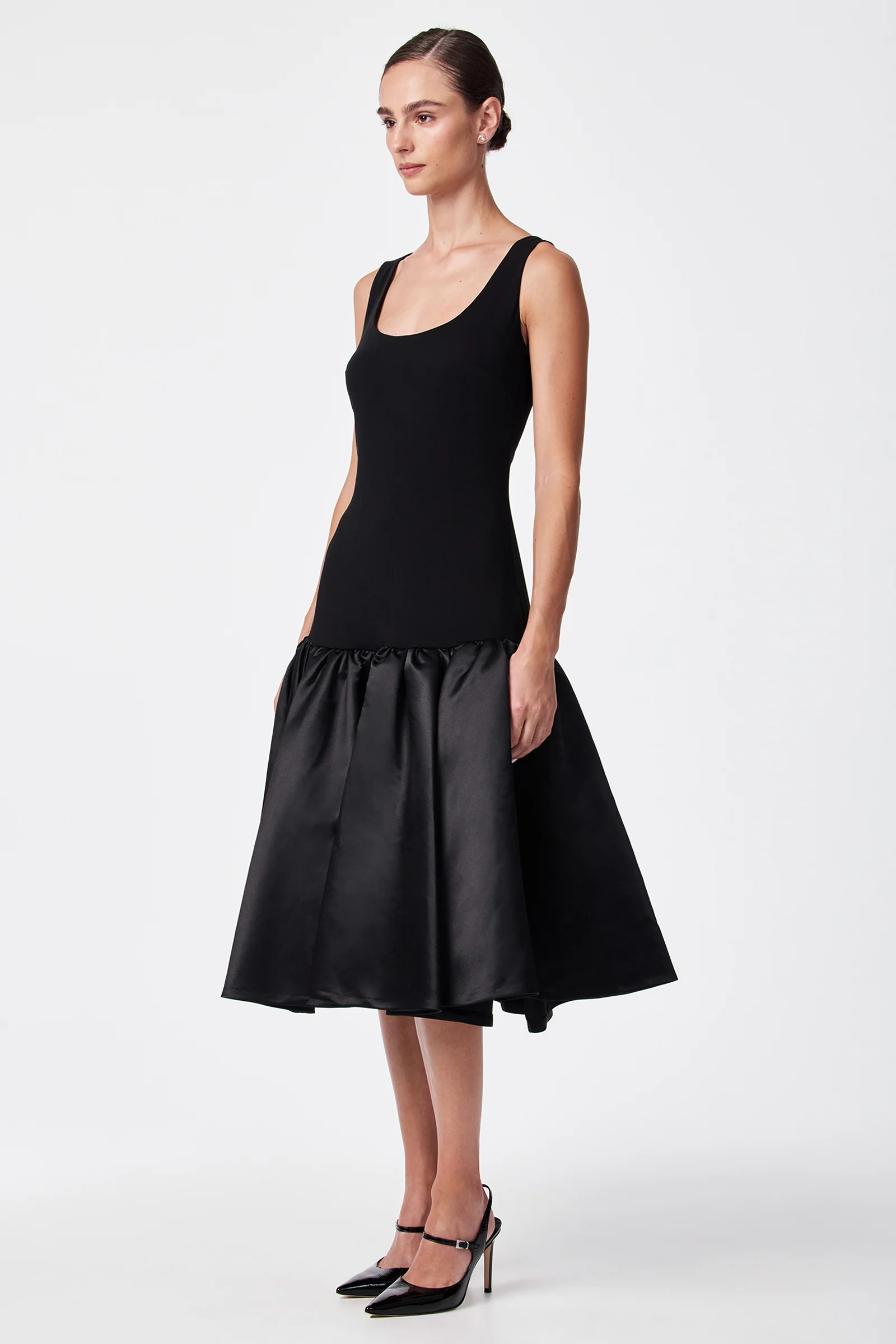 Sina Drop Waist Midi Dress - Image 3
